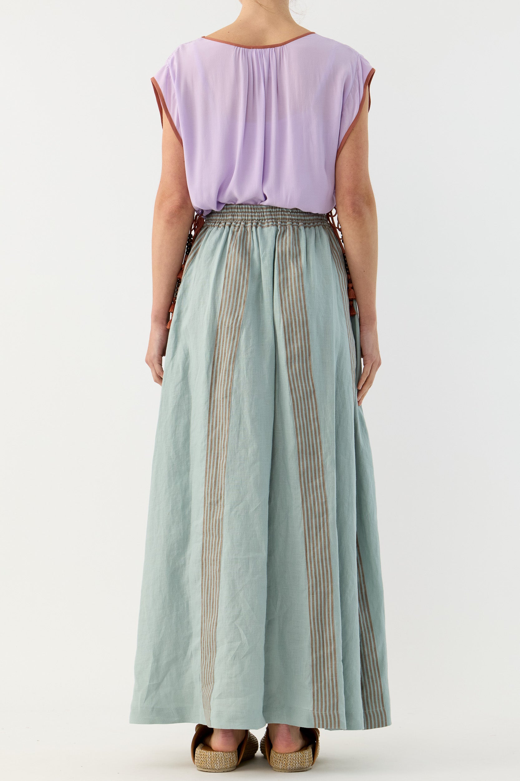Seven Linen Maxi Skirt