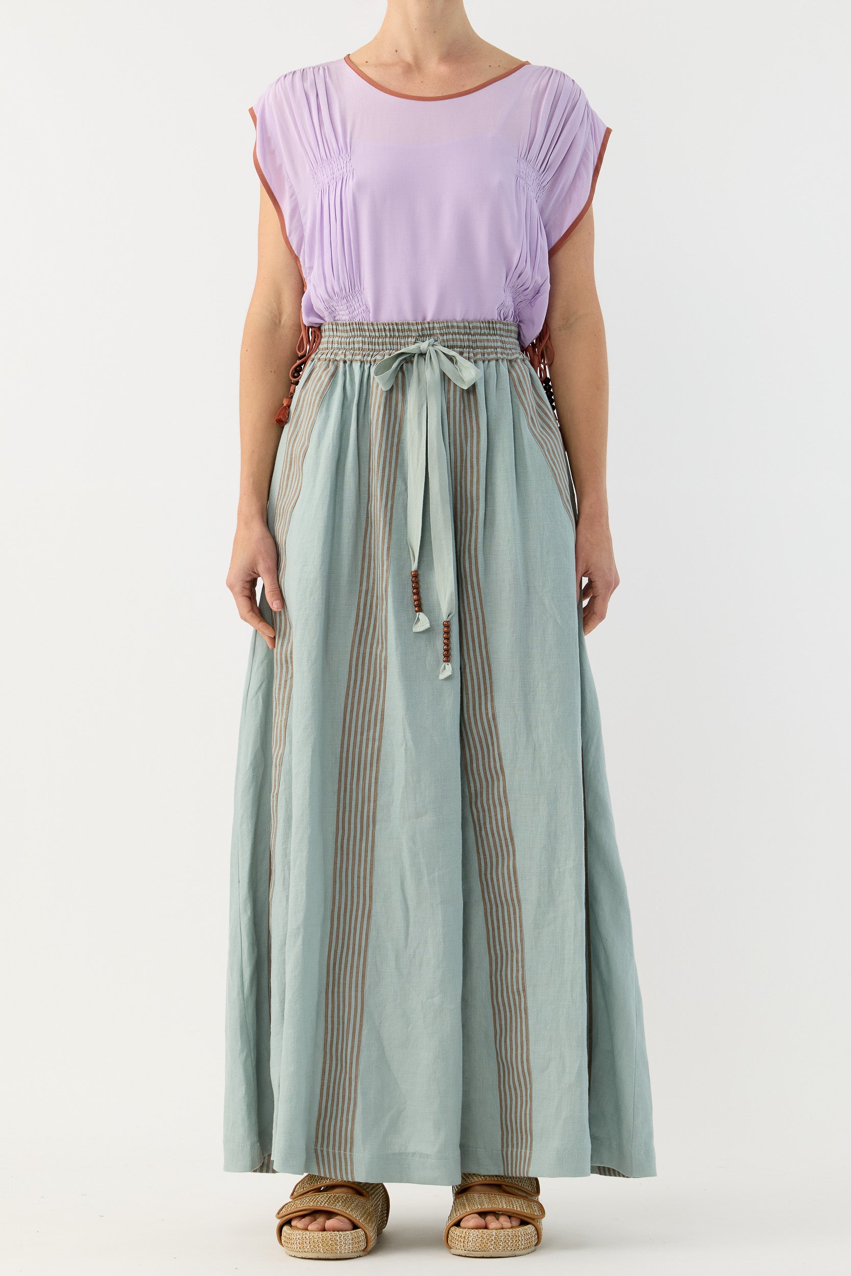 Seven Linen Maxi Skirt