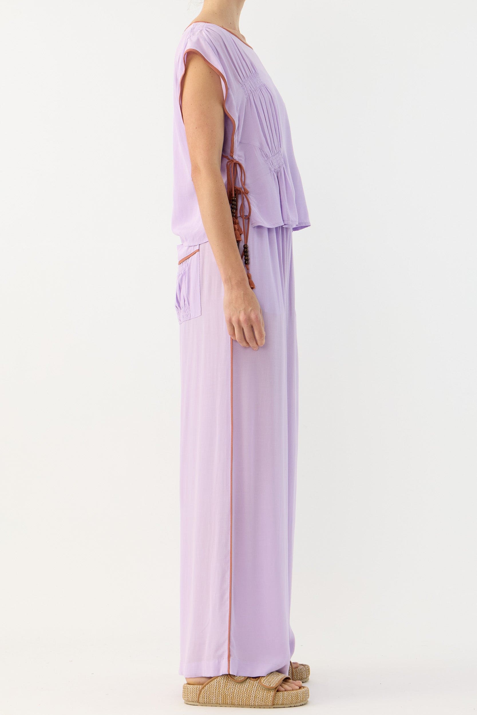 Marigold Gathered Top