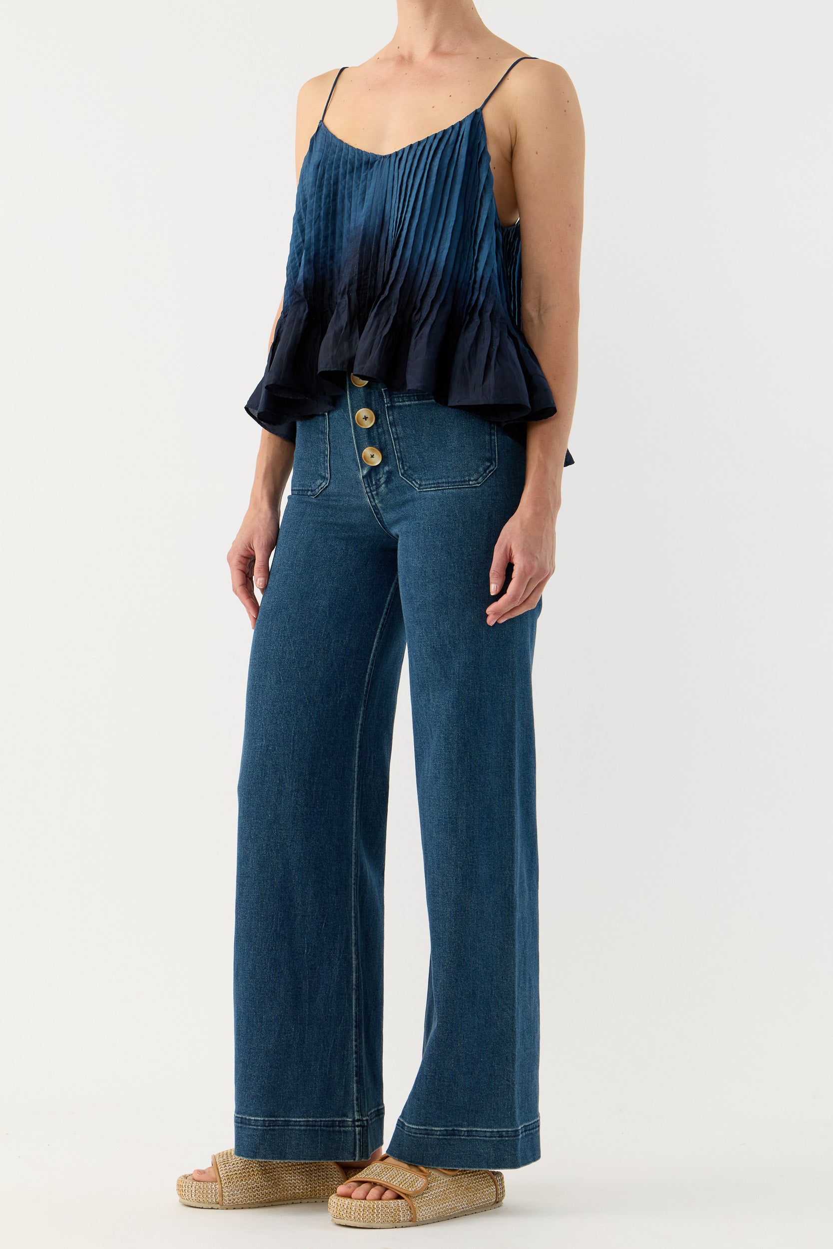 Ottavia Silk Dip-Dye Cami