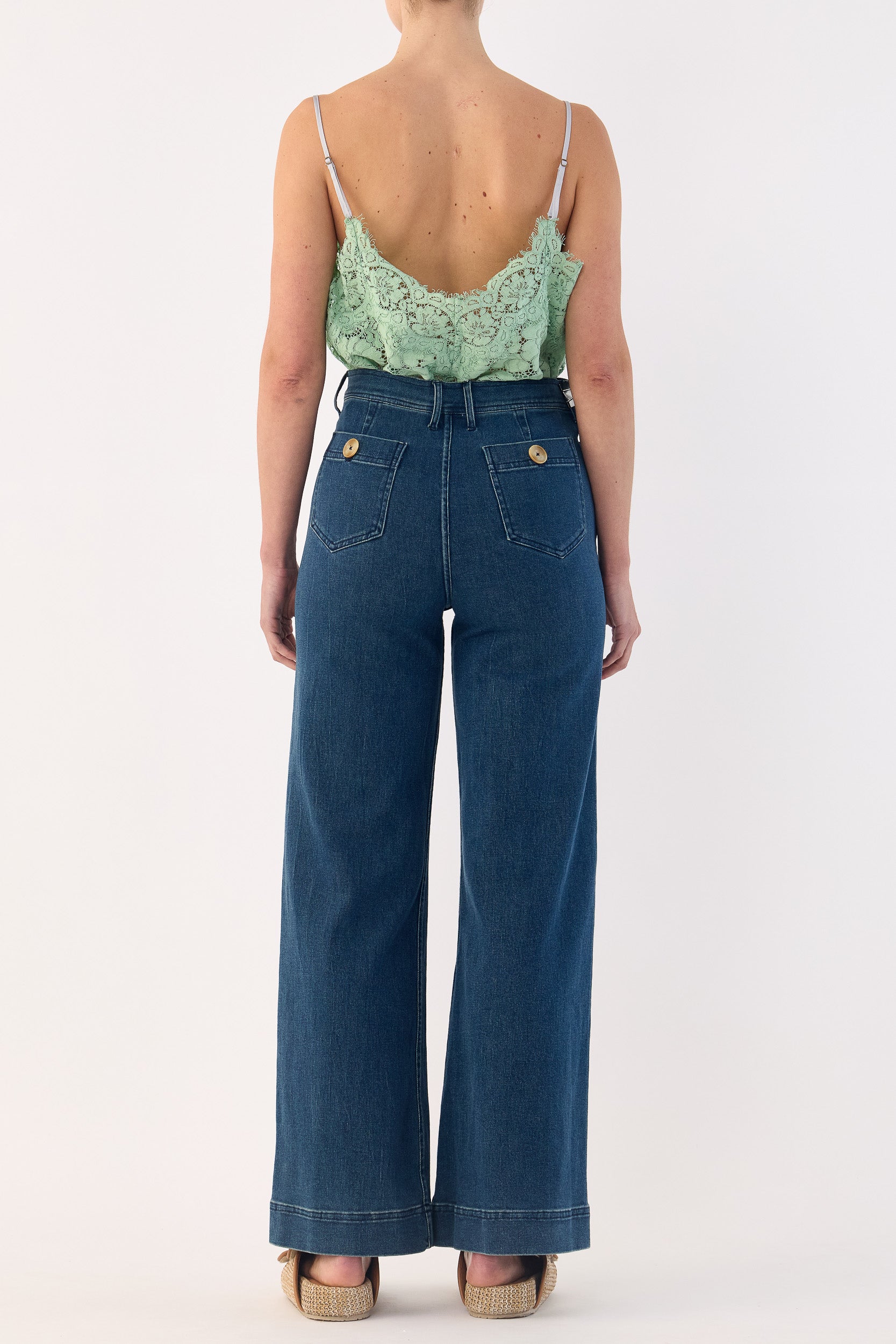 Tilly V Neck Lace Cami