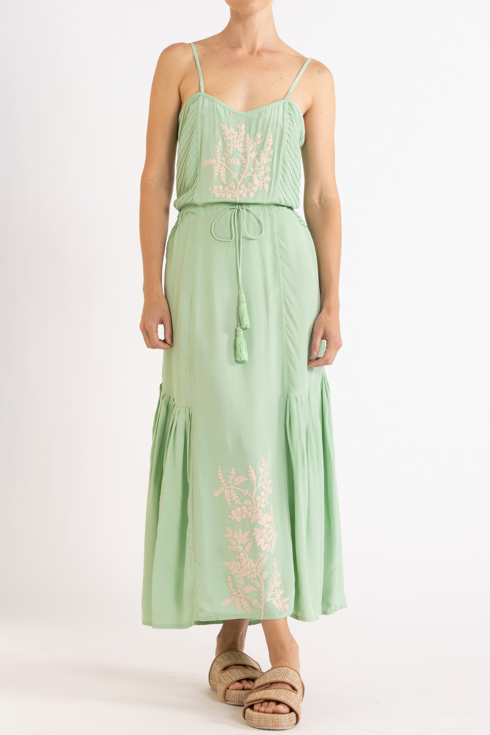 Elsie Embroidered Cami Dress