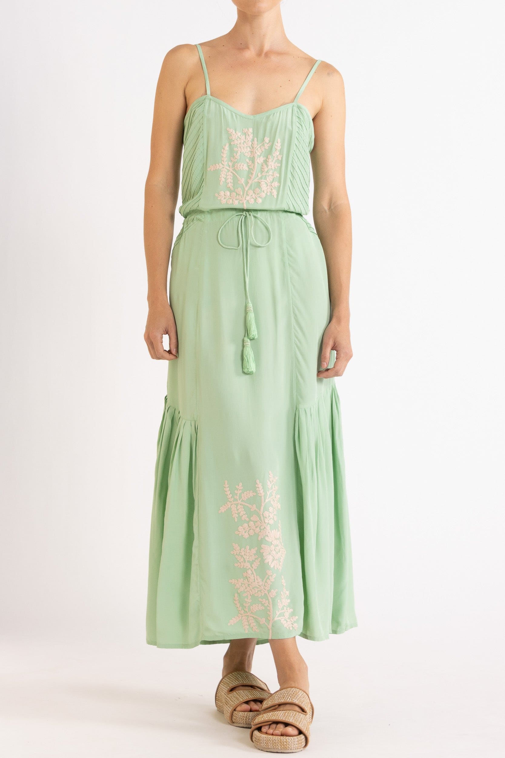 Elsie Embroidered Cami Dress