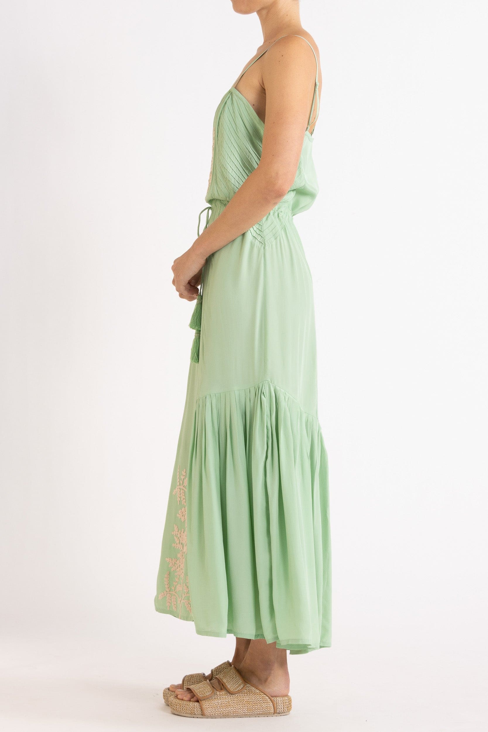 Elsie Embroidered Cami Dress