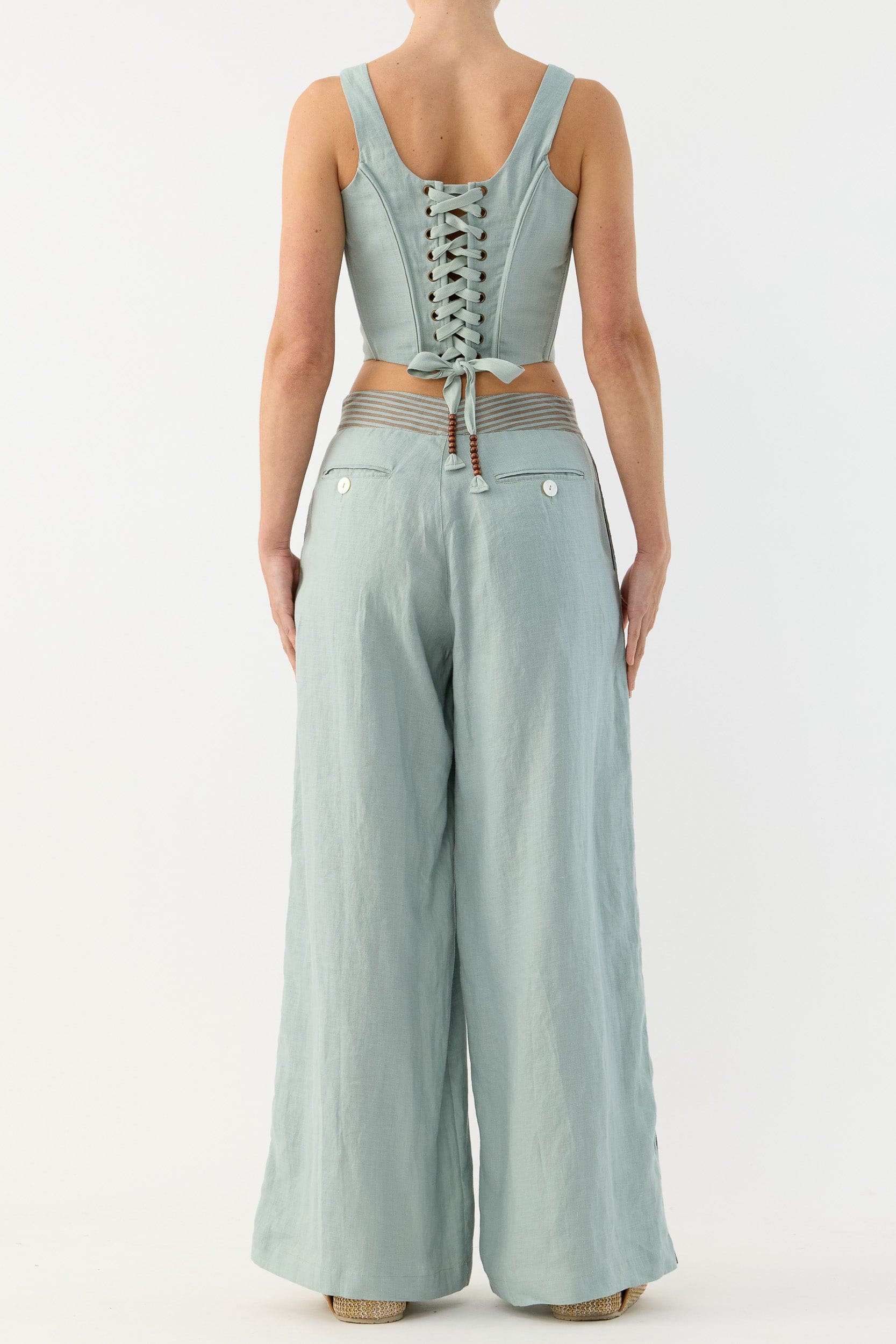 Seven Wide Leg Linen Pant