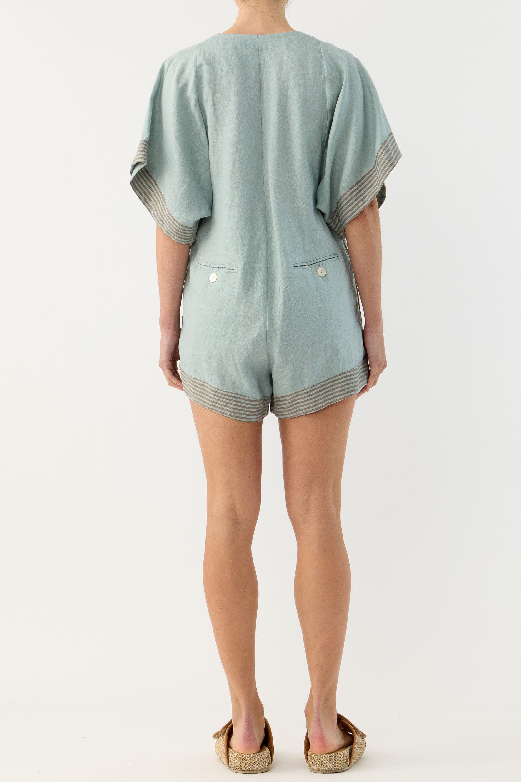Seven Linen Playsuit