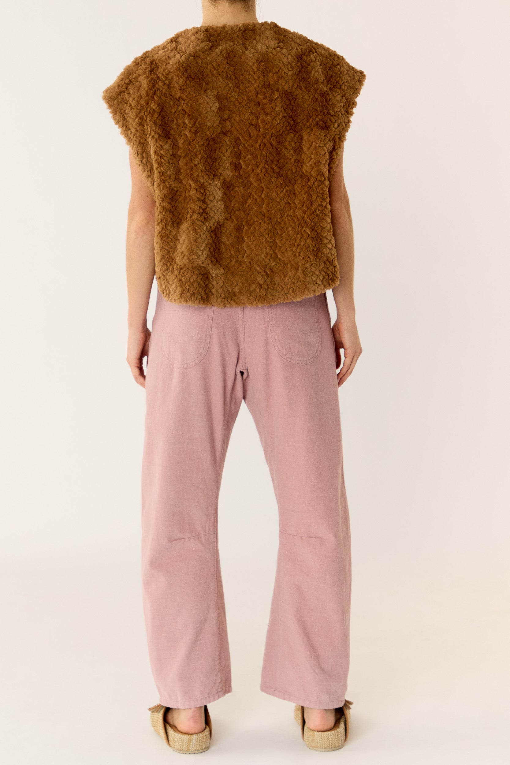 Key Faux Fur Vest