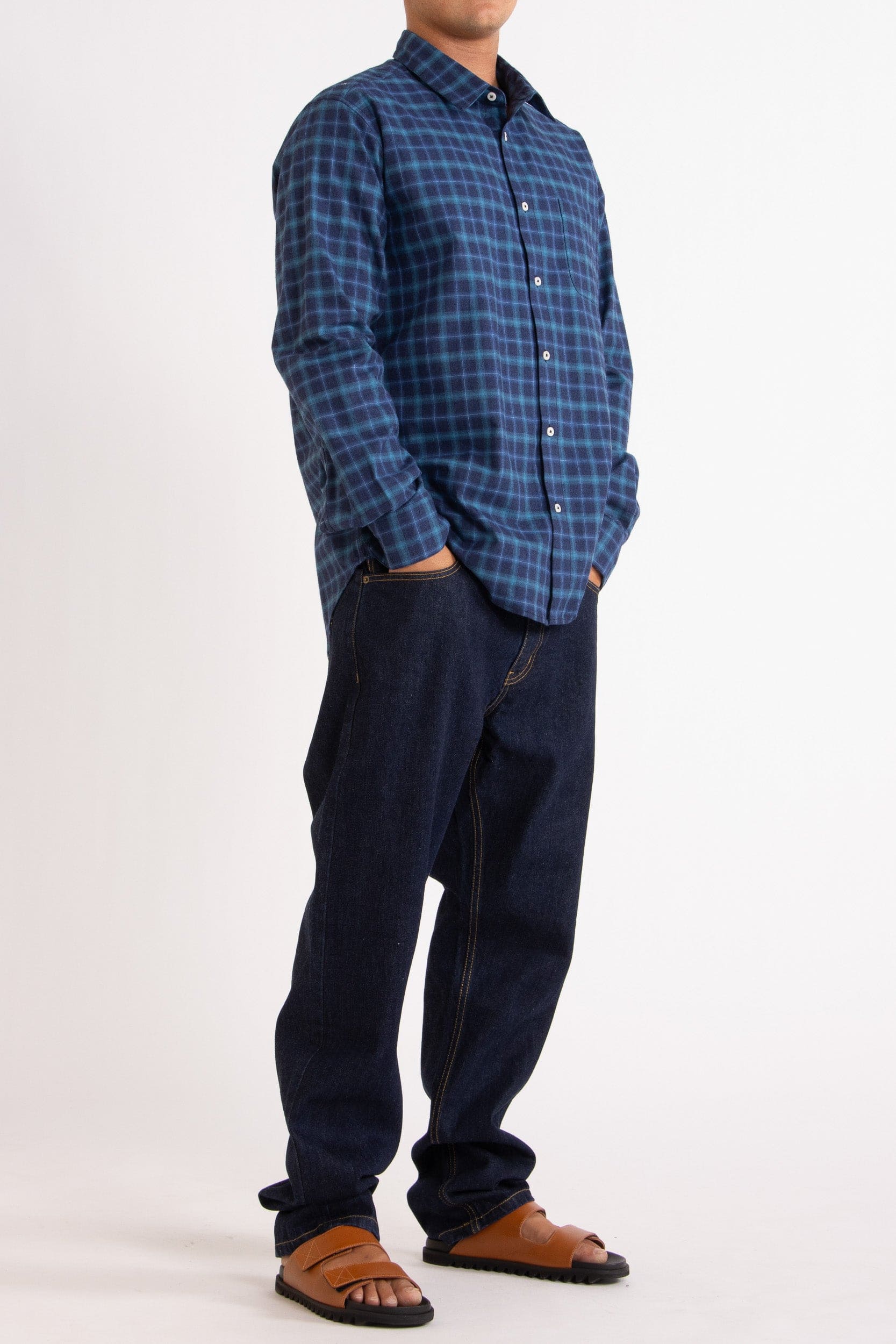 Flynn Check Cotton Shirt