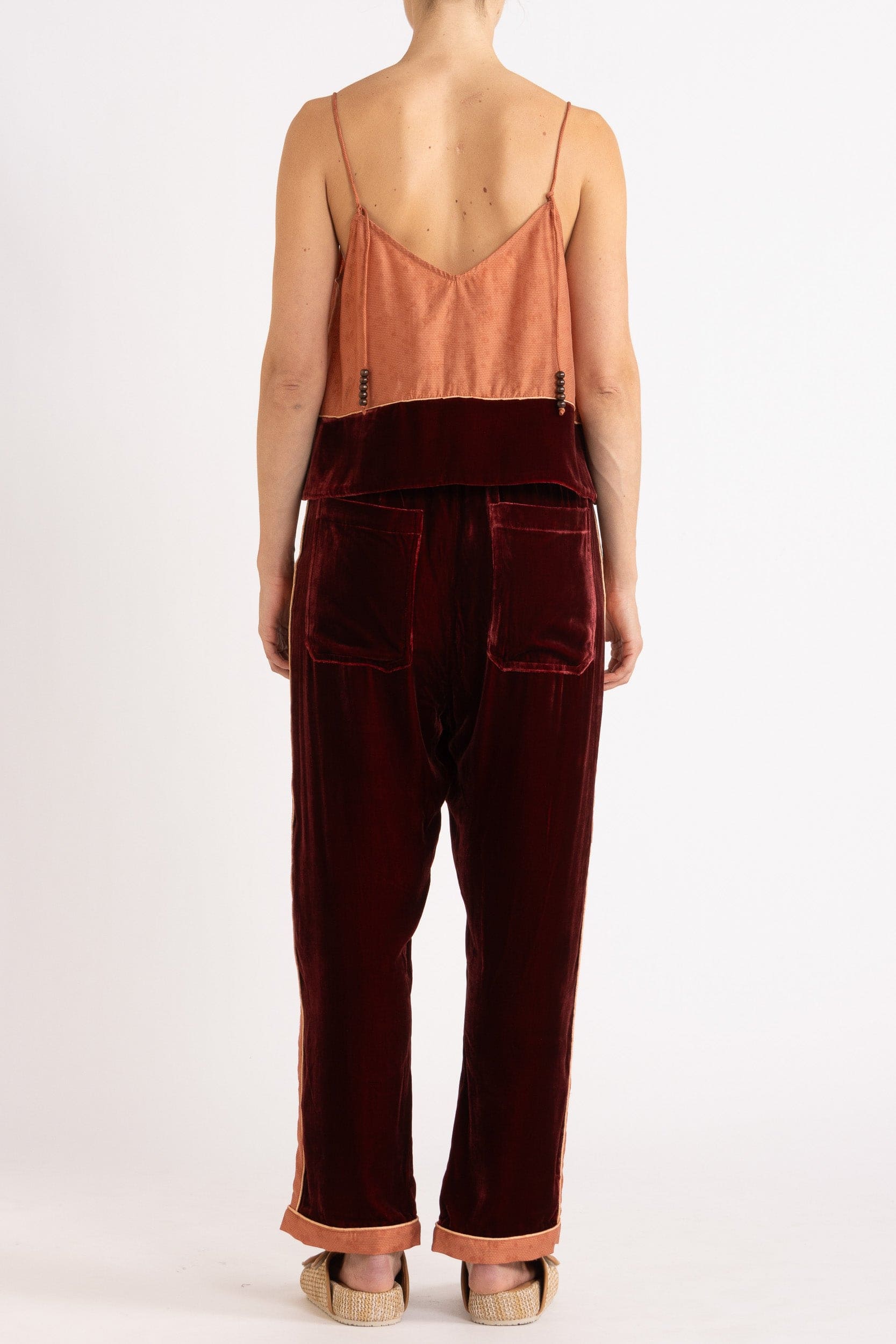 Deme Velvet Satin Pant