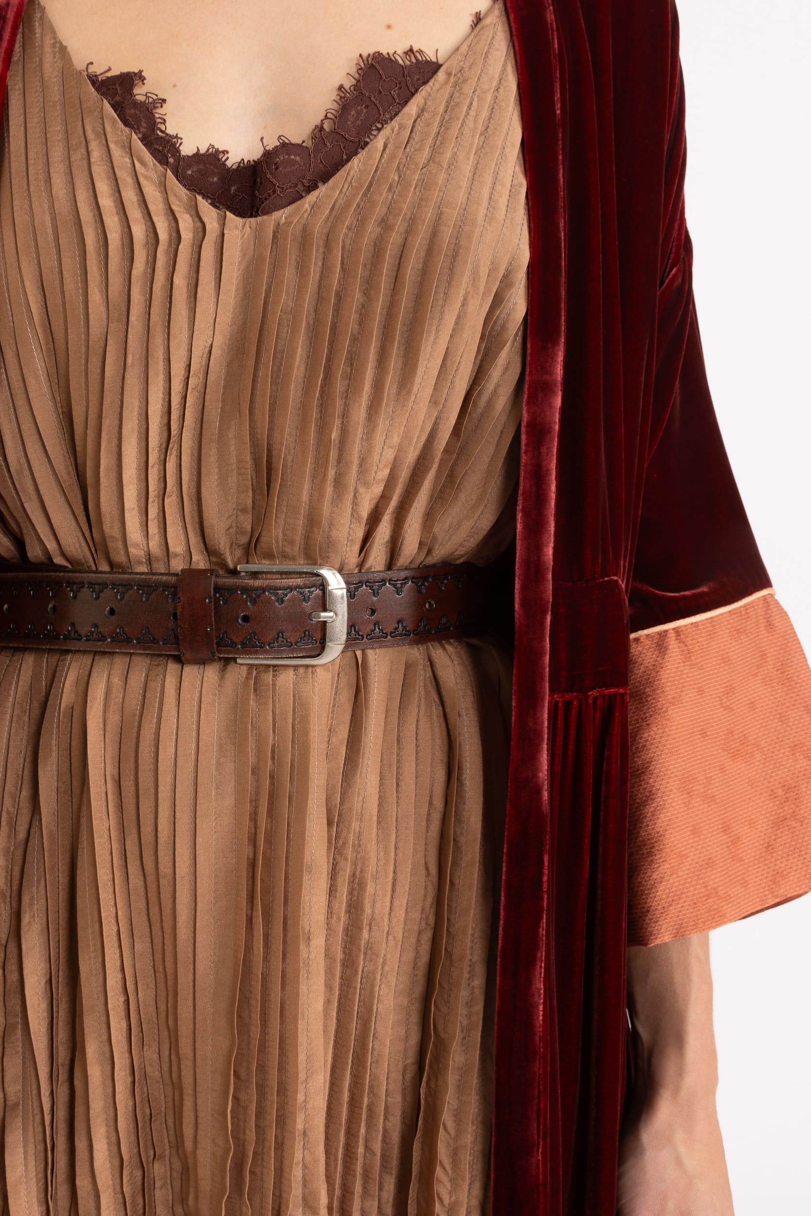 Kimberley Embossed Leather Belt