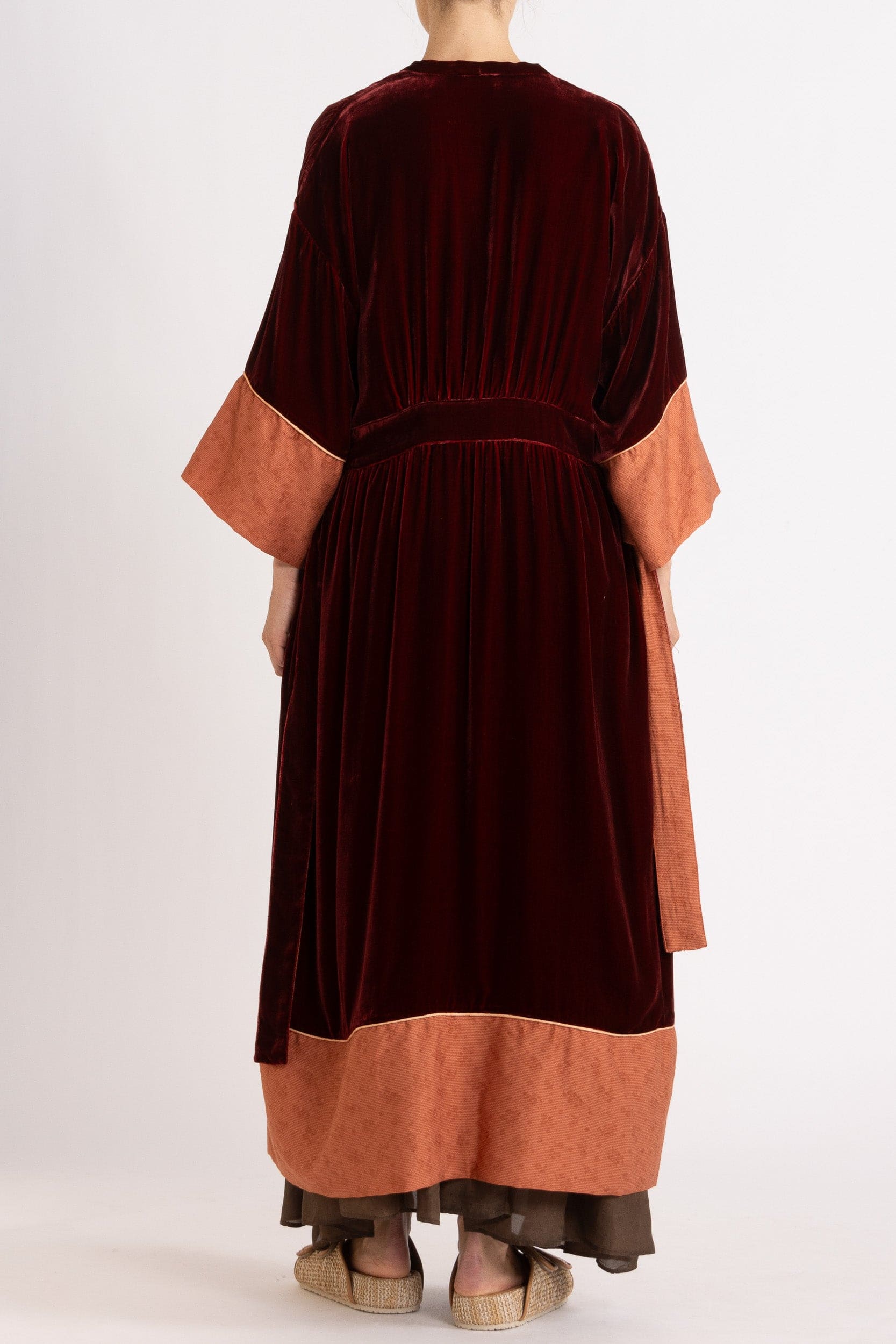 Deme Velvet Satin Duster