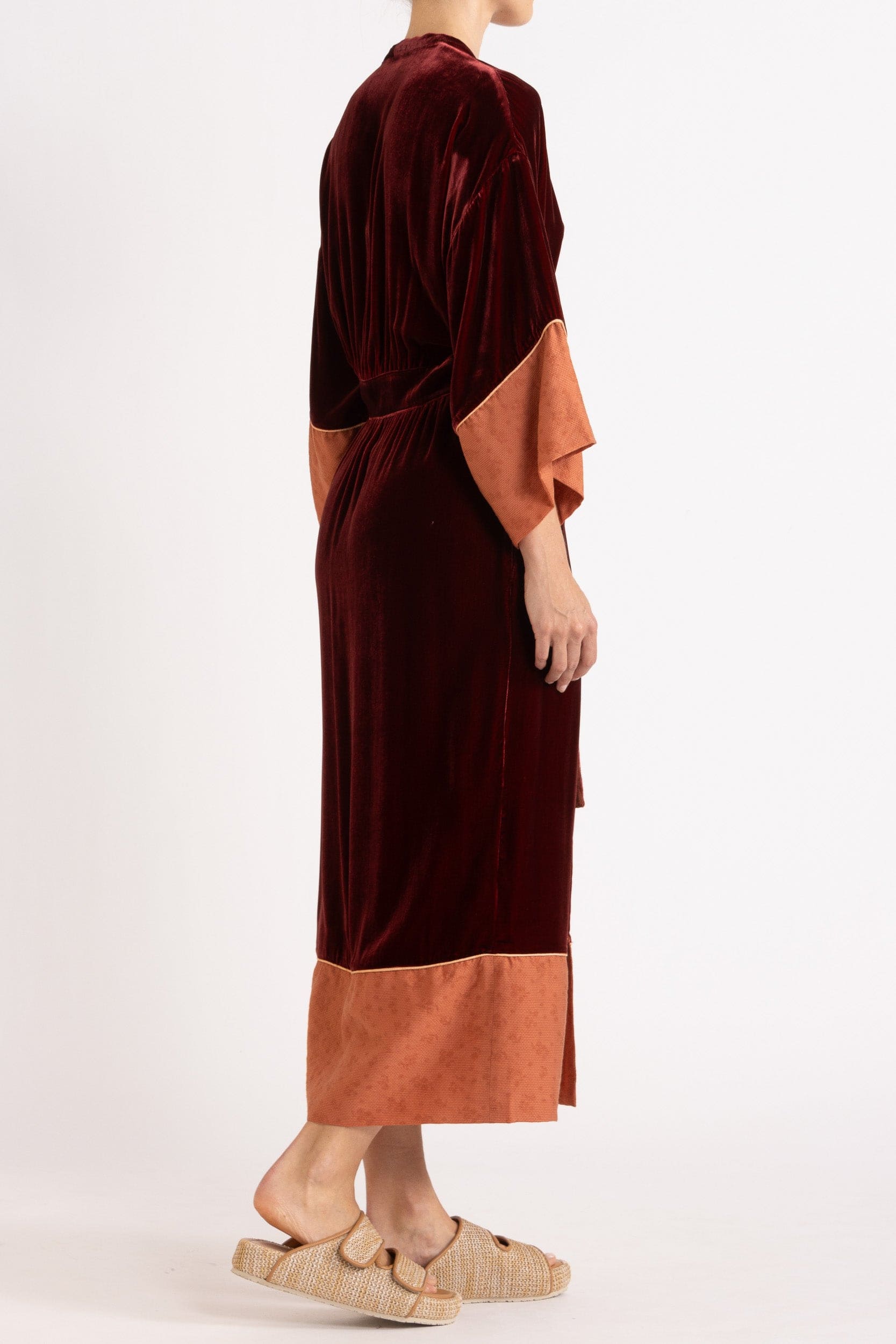 Deme Velvet Satin Duster