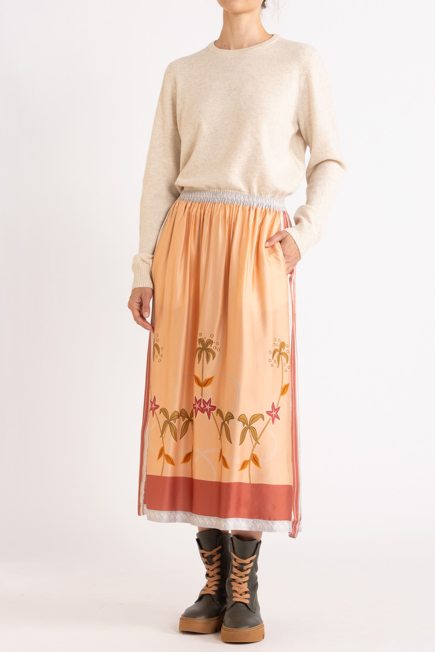 Honey Print Skirt