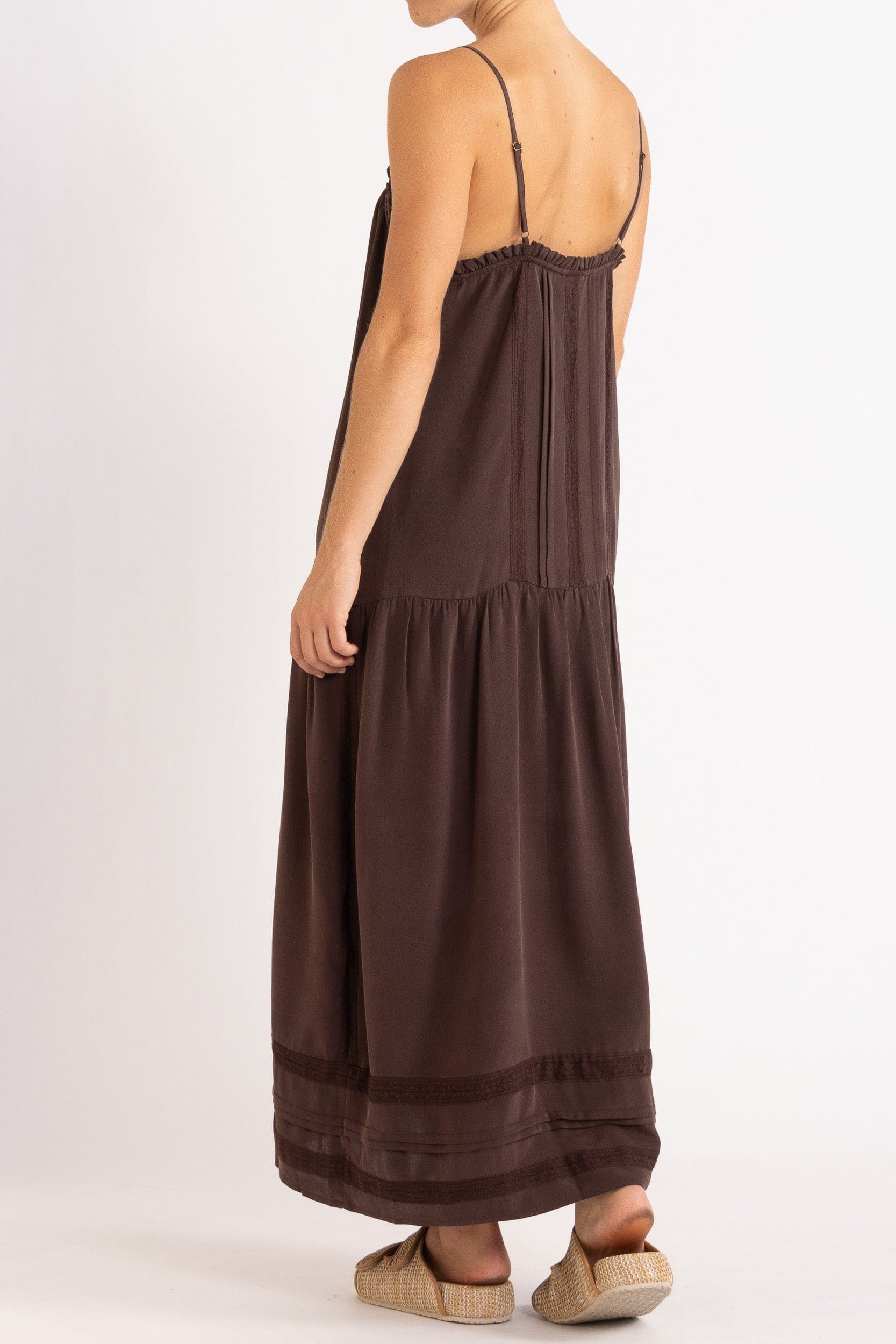 Albrey Silk Crepe Dress