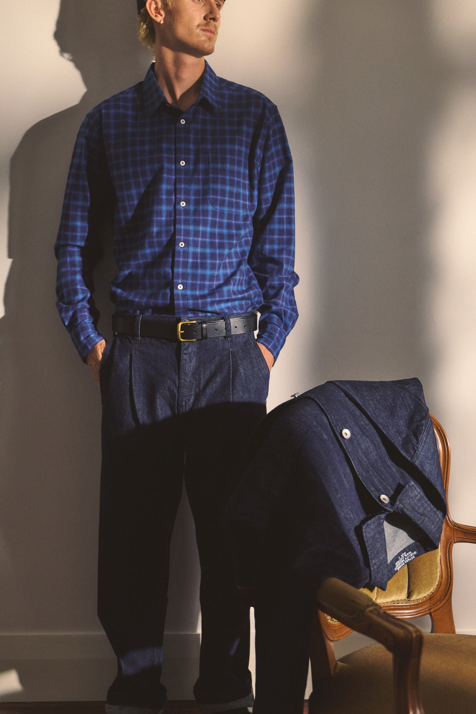 Flynn Check Cotton Shirt