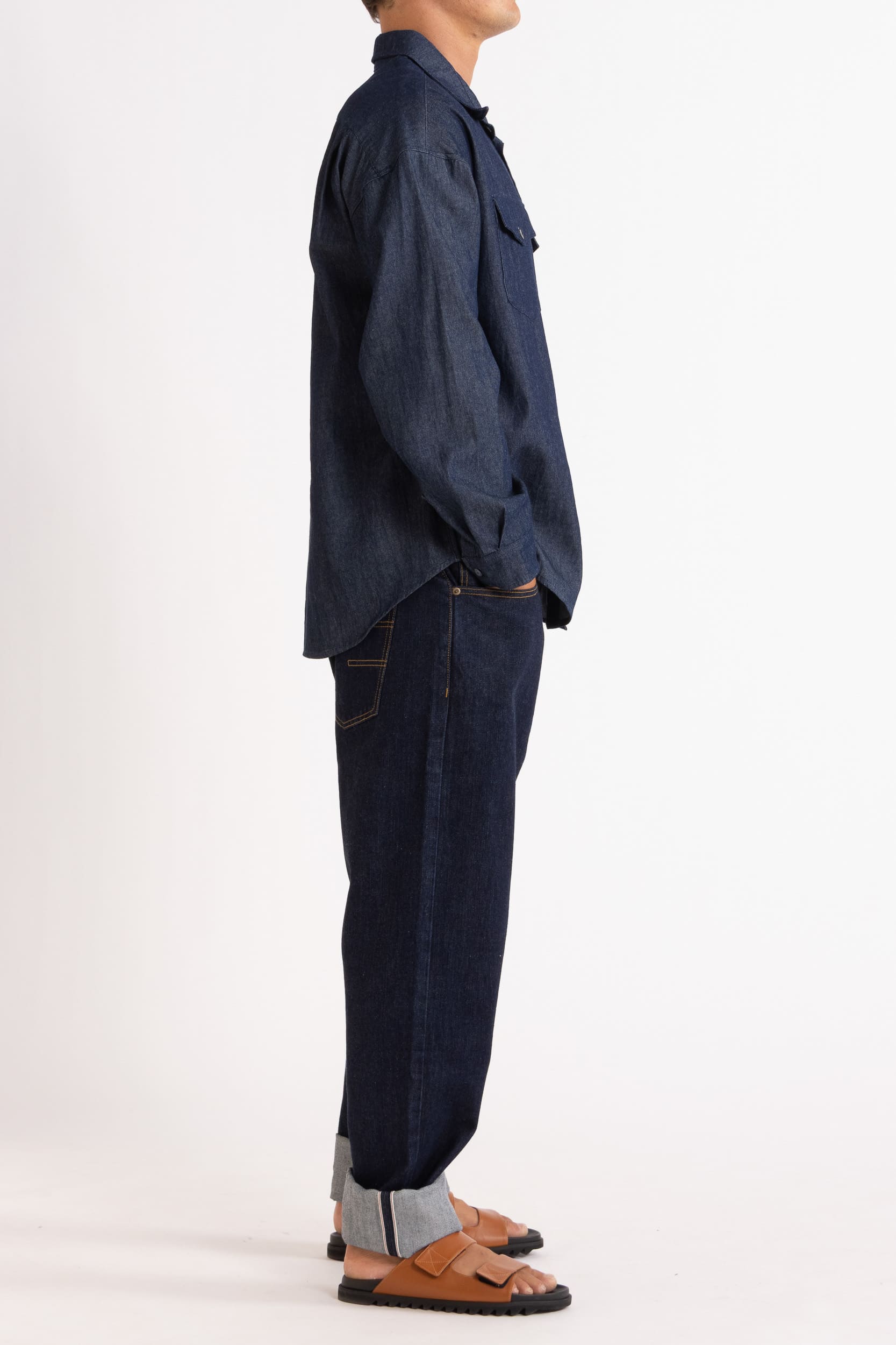 Joseph Leather Slide