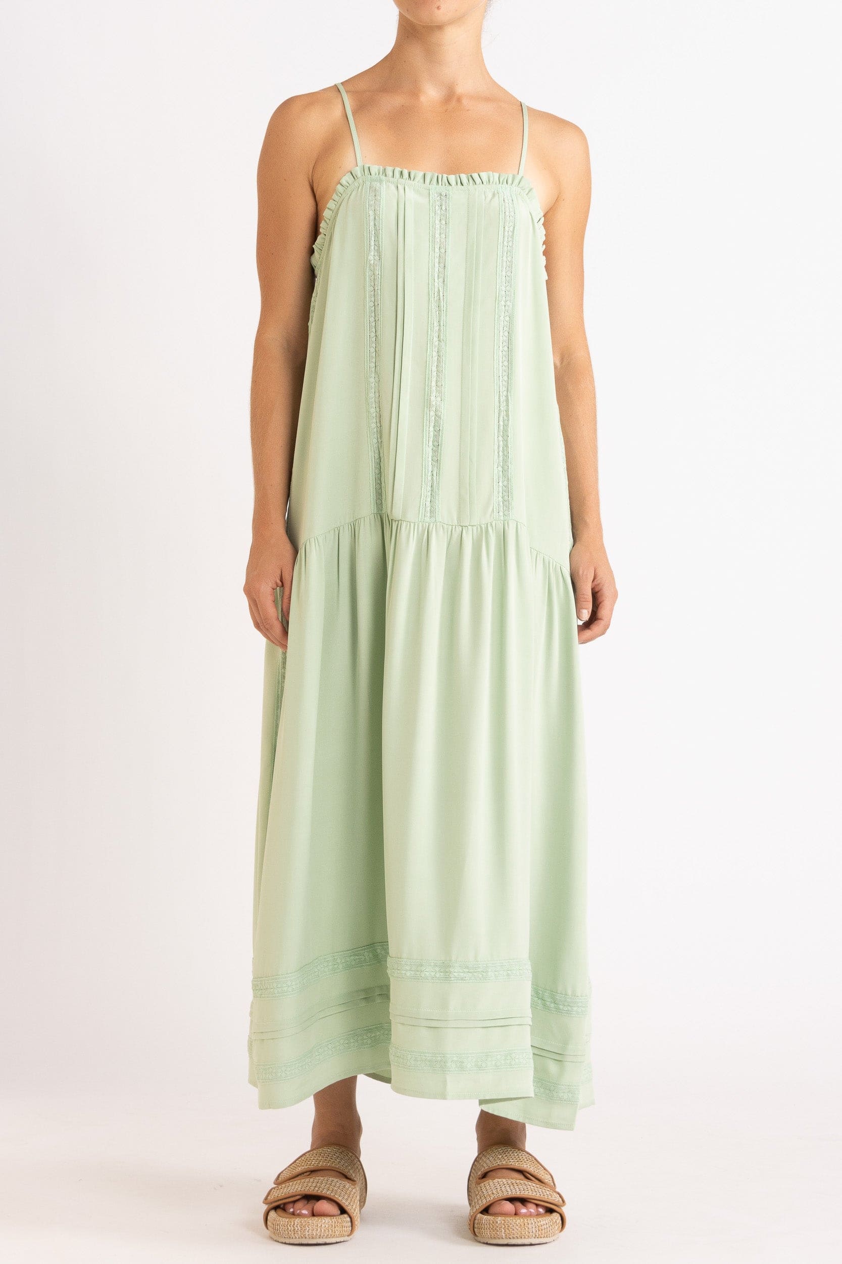 Albrey Silk Crepe Dress