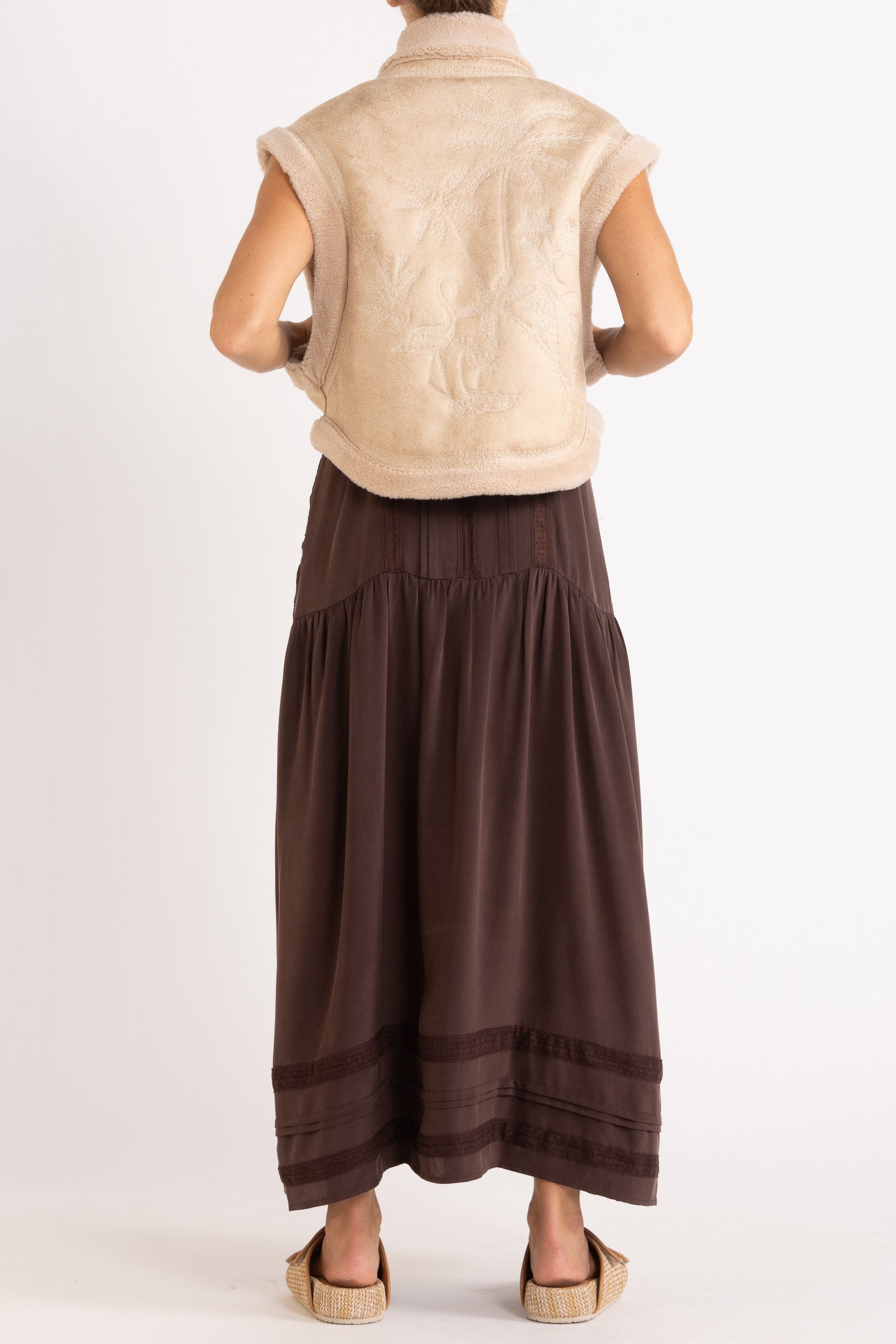 Albrey Silk Crepe Dress