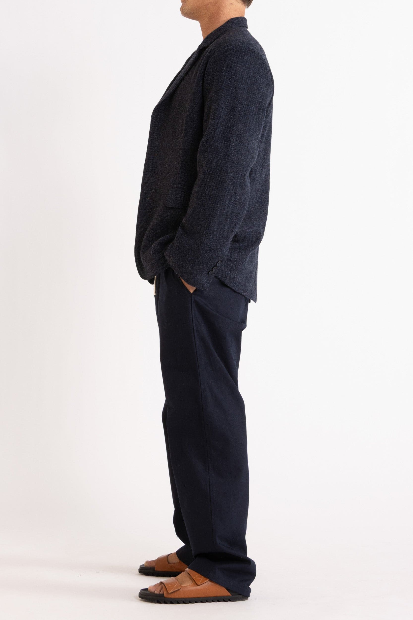 Marcus Wool-Cashmere Crew Sweater