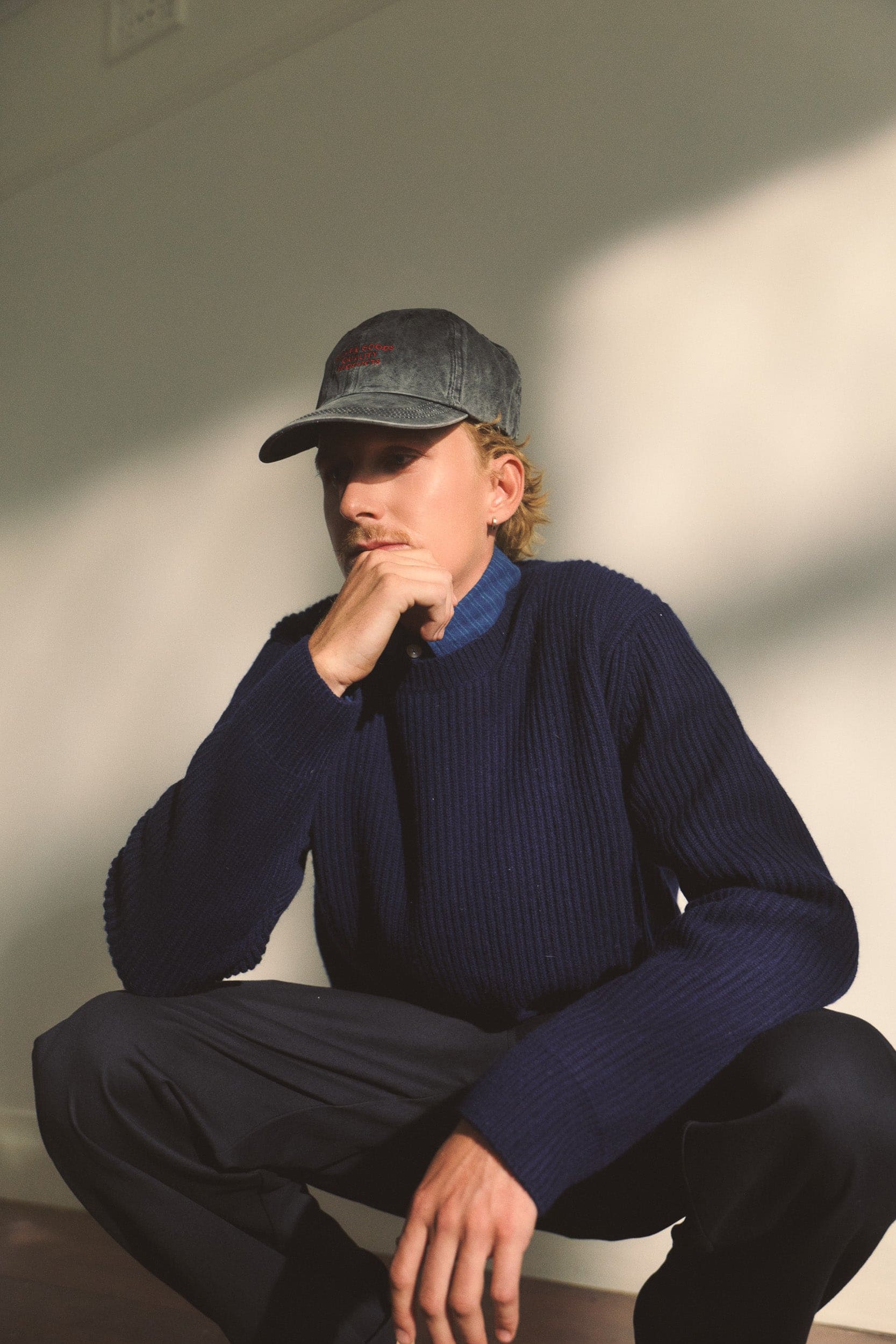 Marcus Wool-Cashmere Crew Sweater