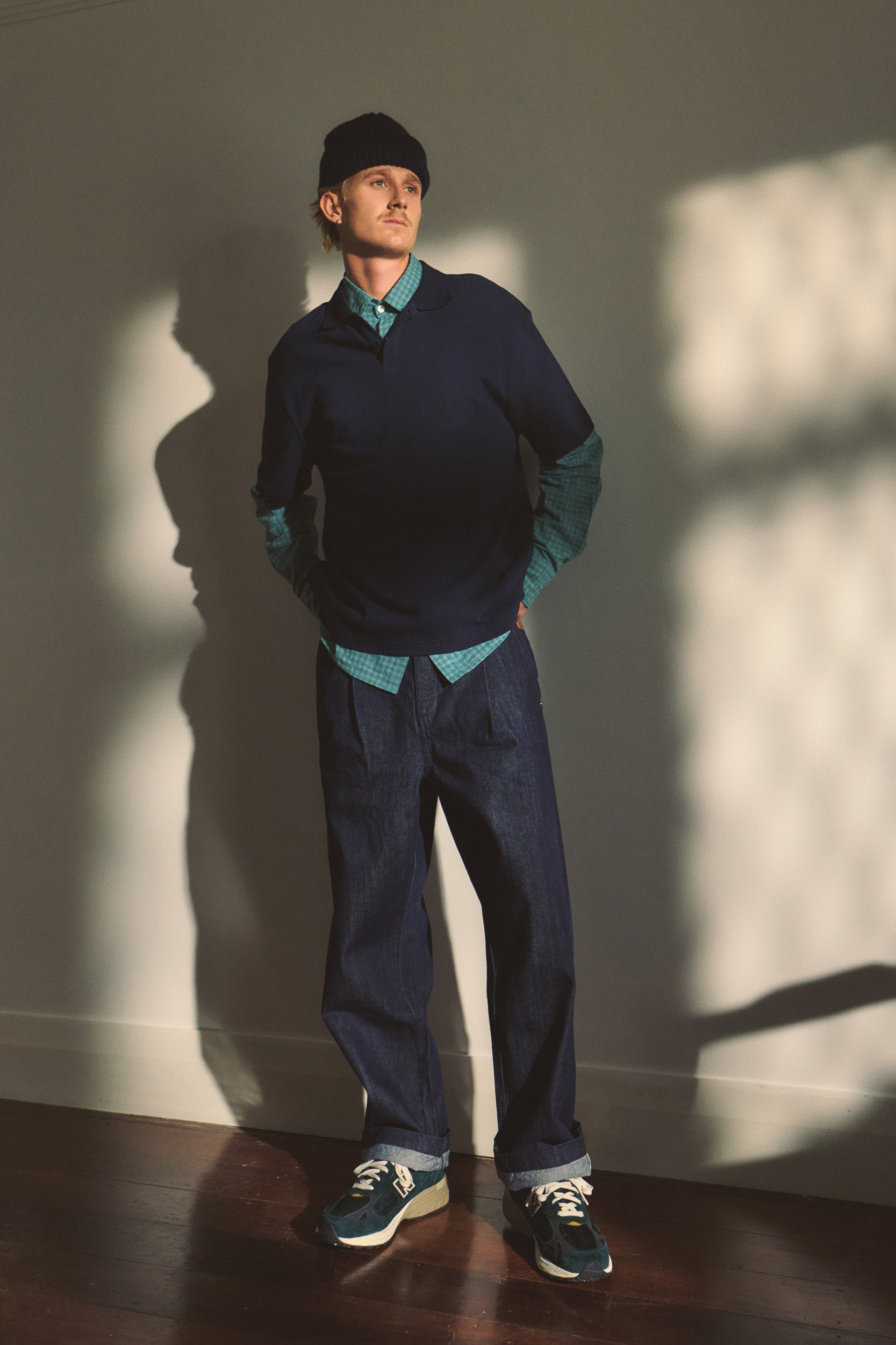 Lawrence Check Hemp Cotton Shirt