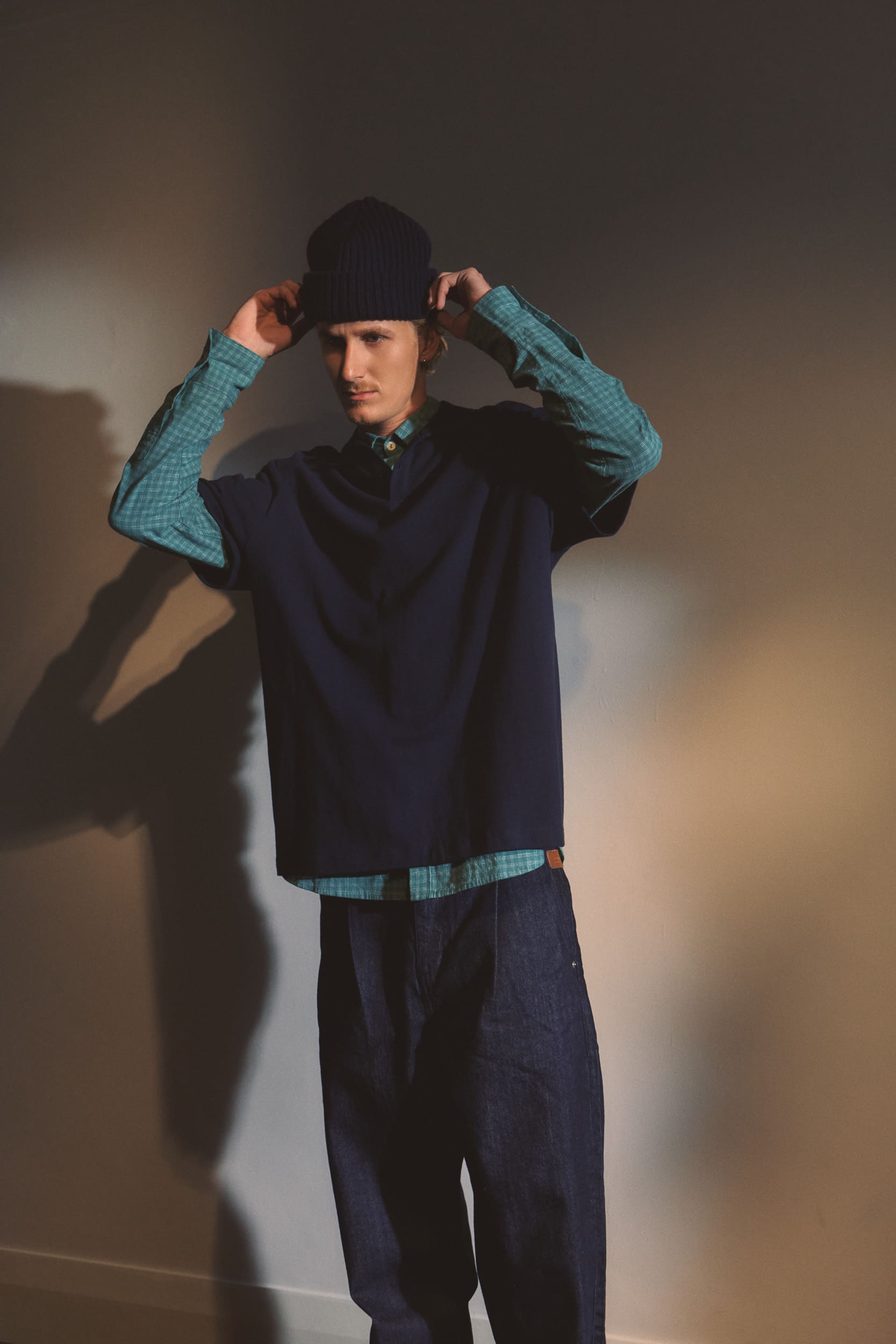 Repare Goods 038 Pleated Denim Pant