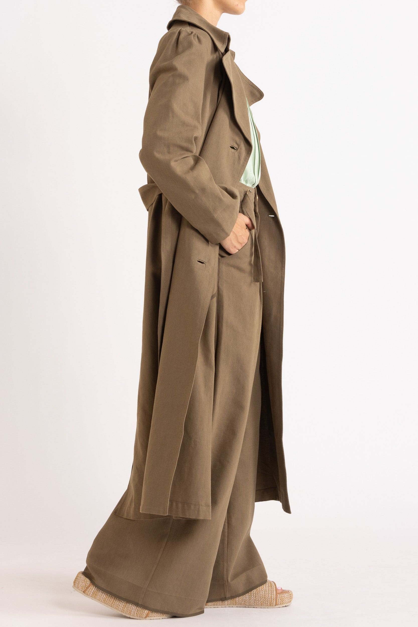 Monika Tencel-Cotton Trench