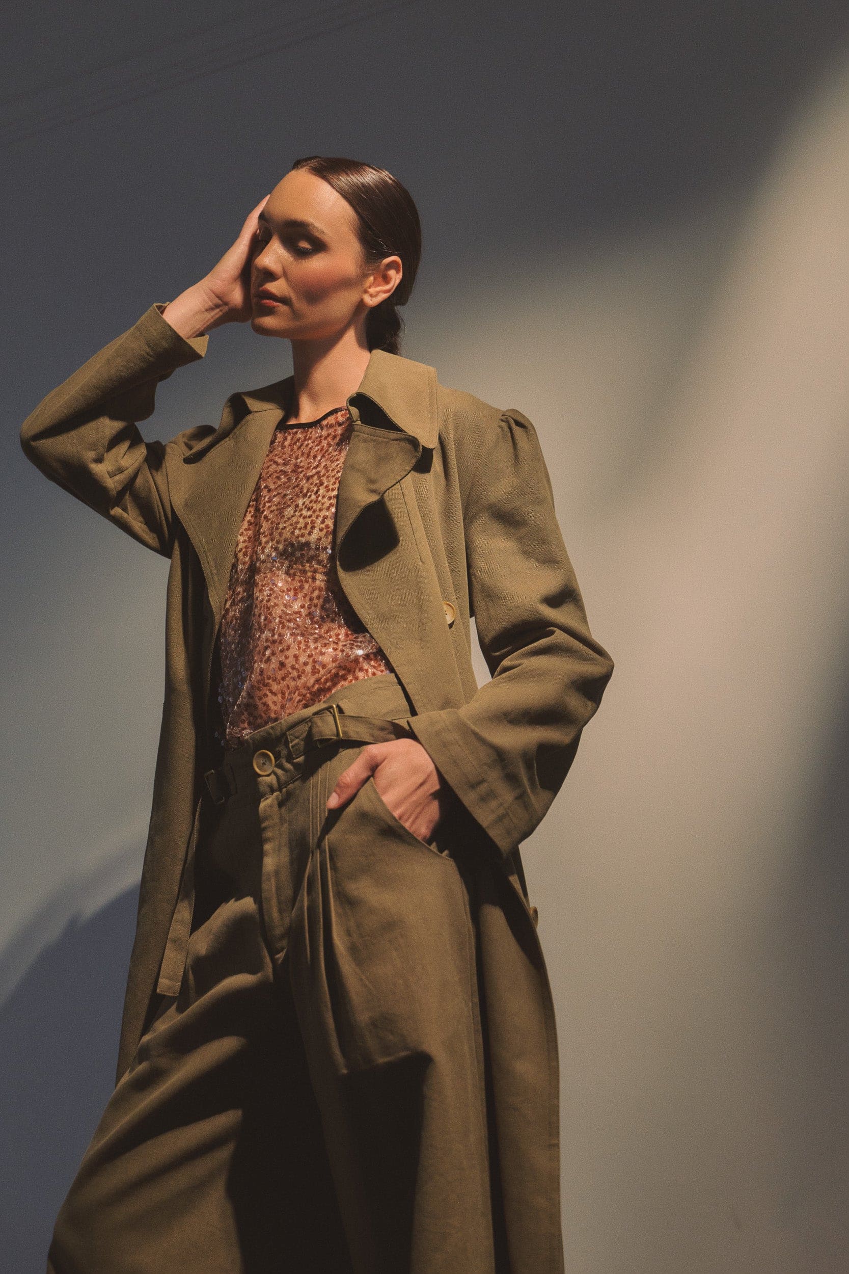 Monika Tencel-Cotton Trench