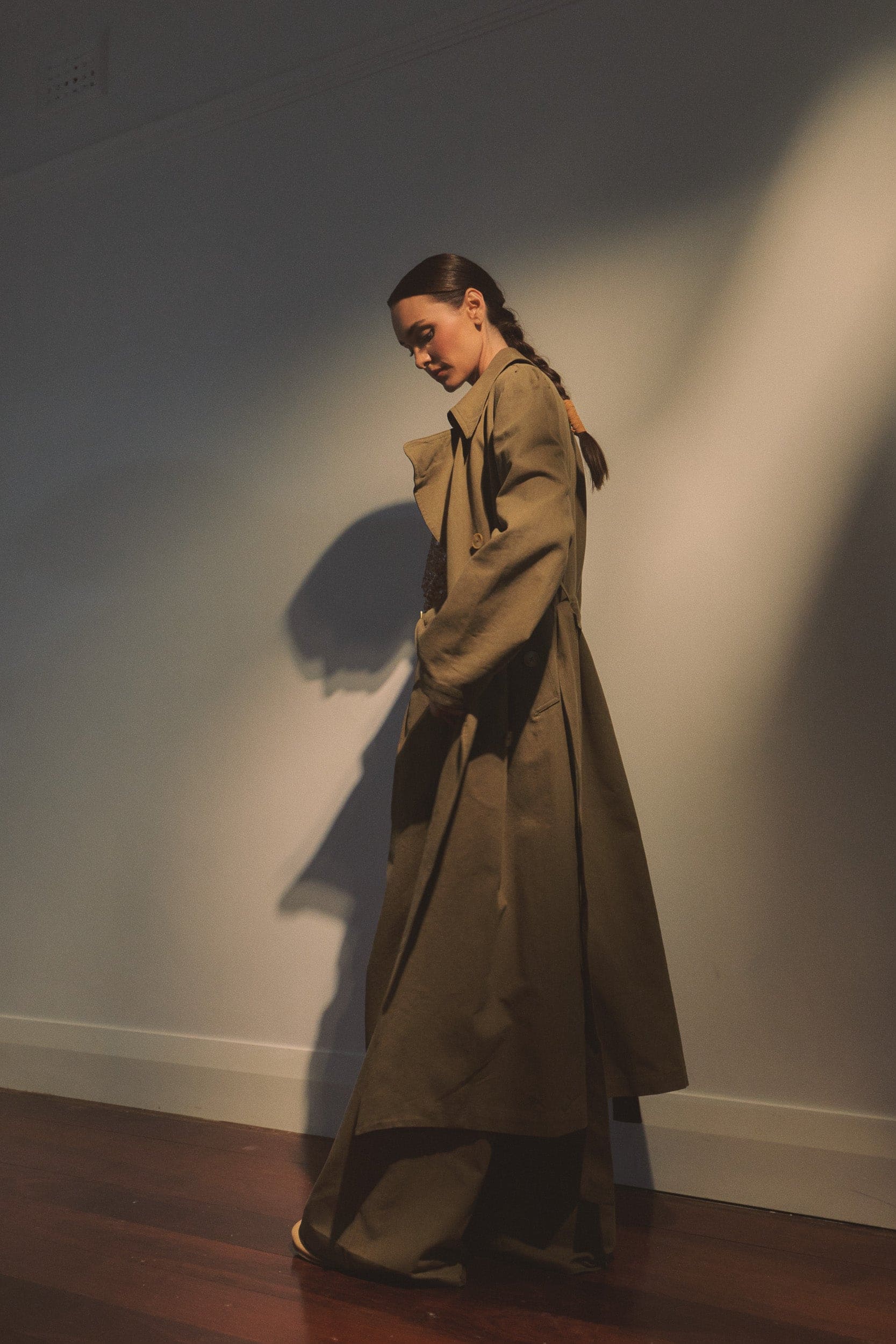 Monika Tencel-Cotton Trench