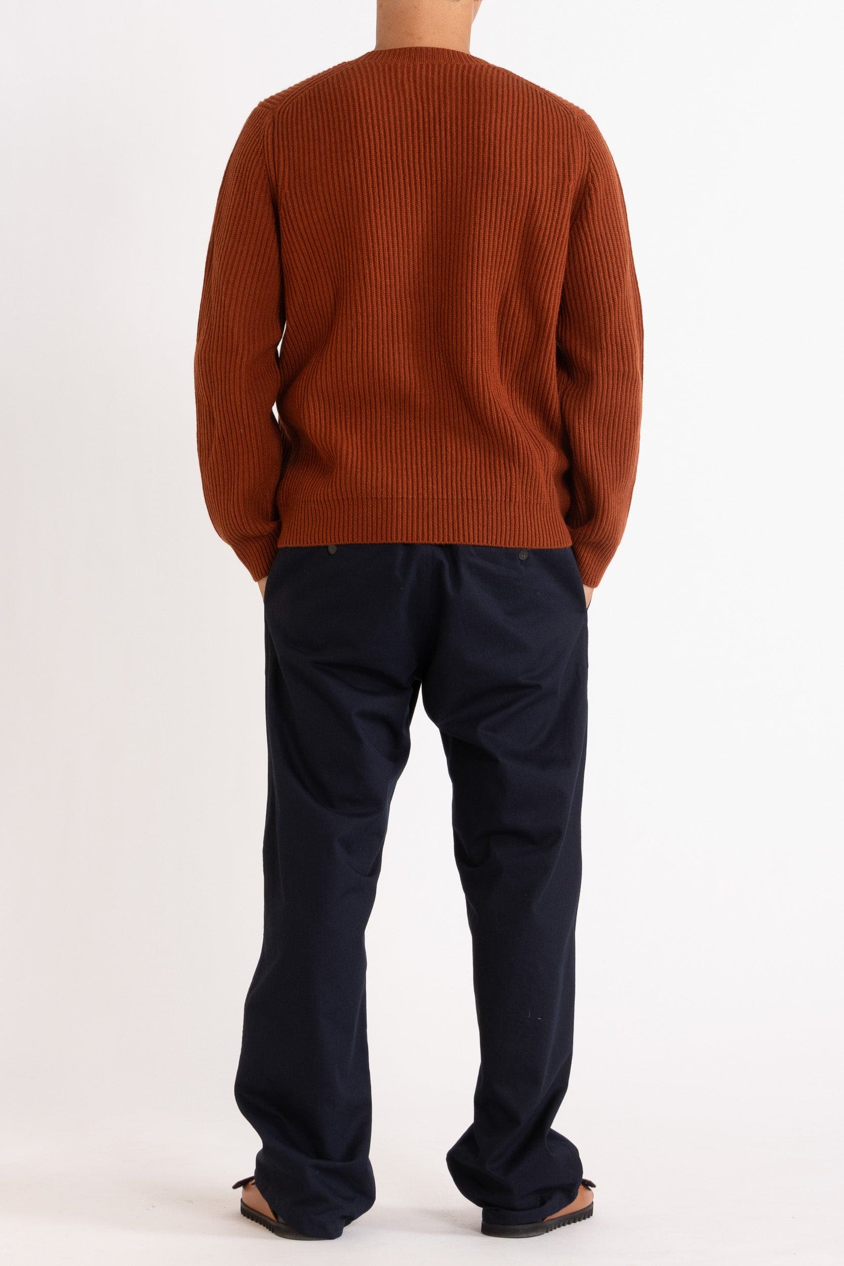 Marcus Wool-Cashmere Crew Sweater
