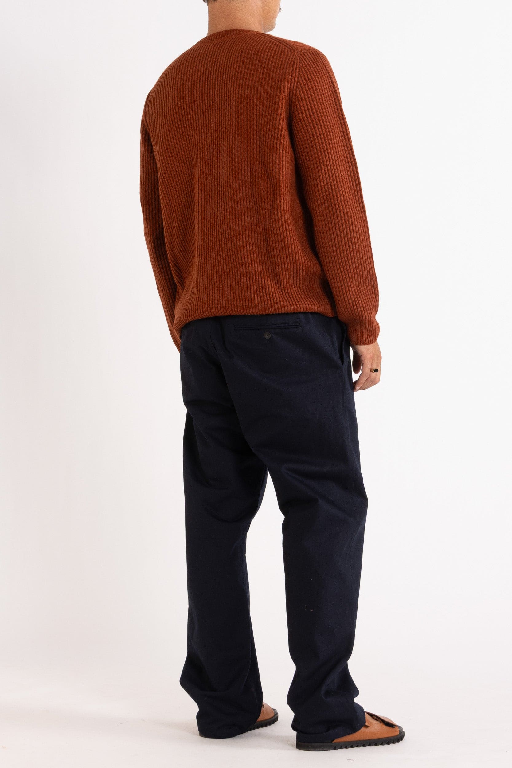 Marcus Wool-Cashmere Crew Sweater