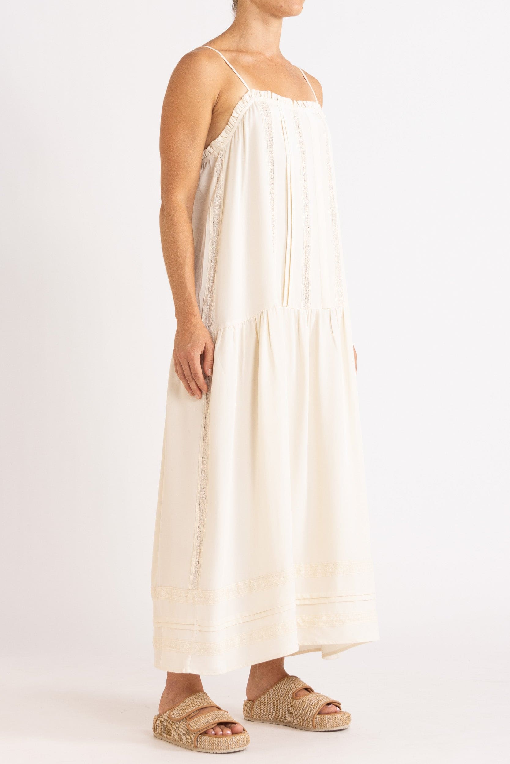 Albrey Silk Crepe Dress