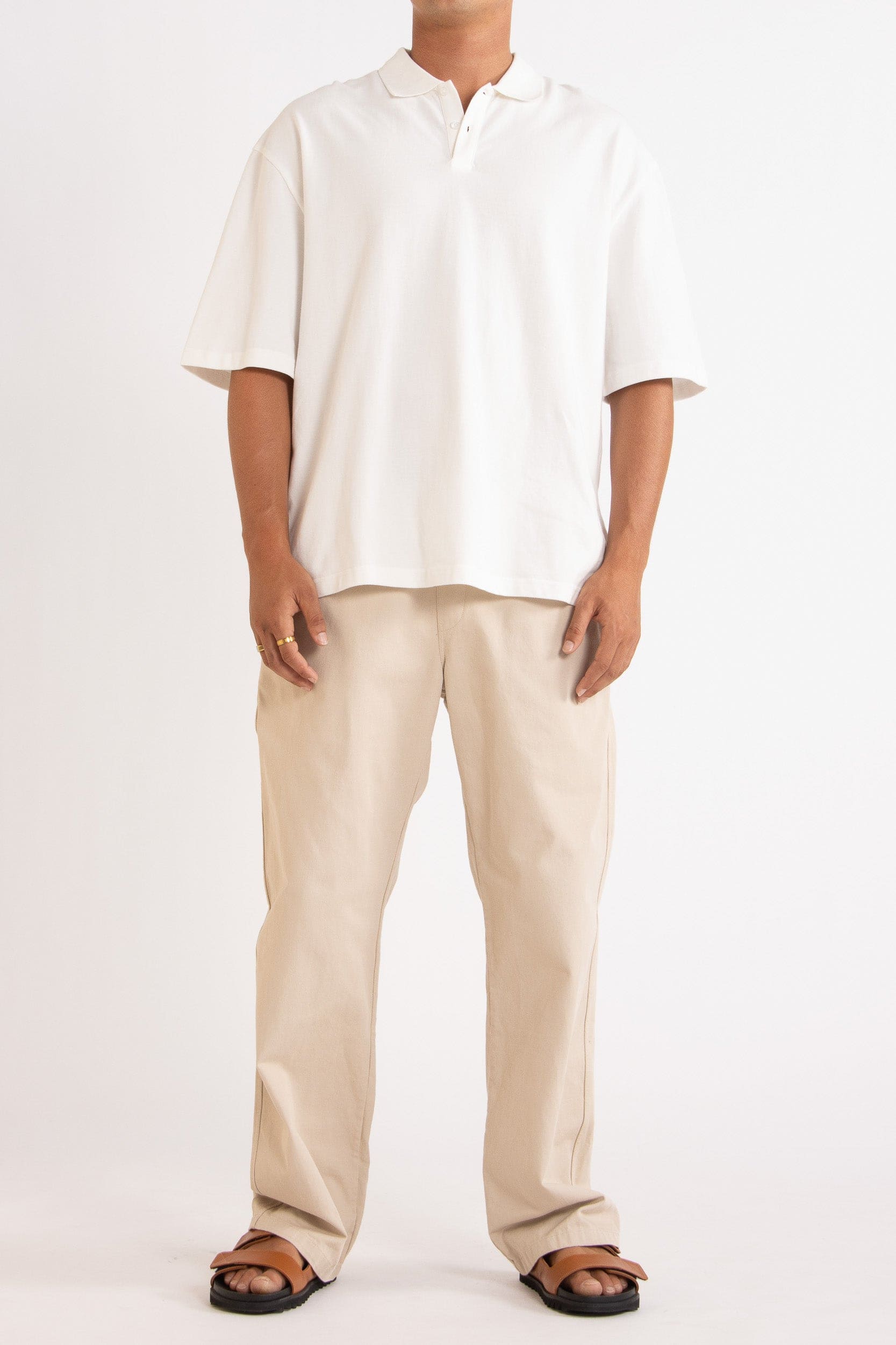 Kyoto Cotton Piquet Oversized Polo
