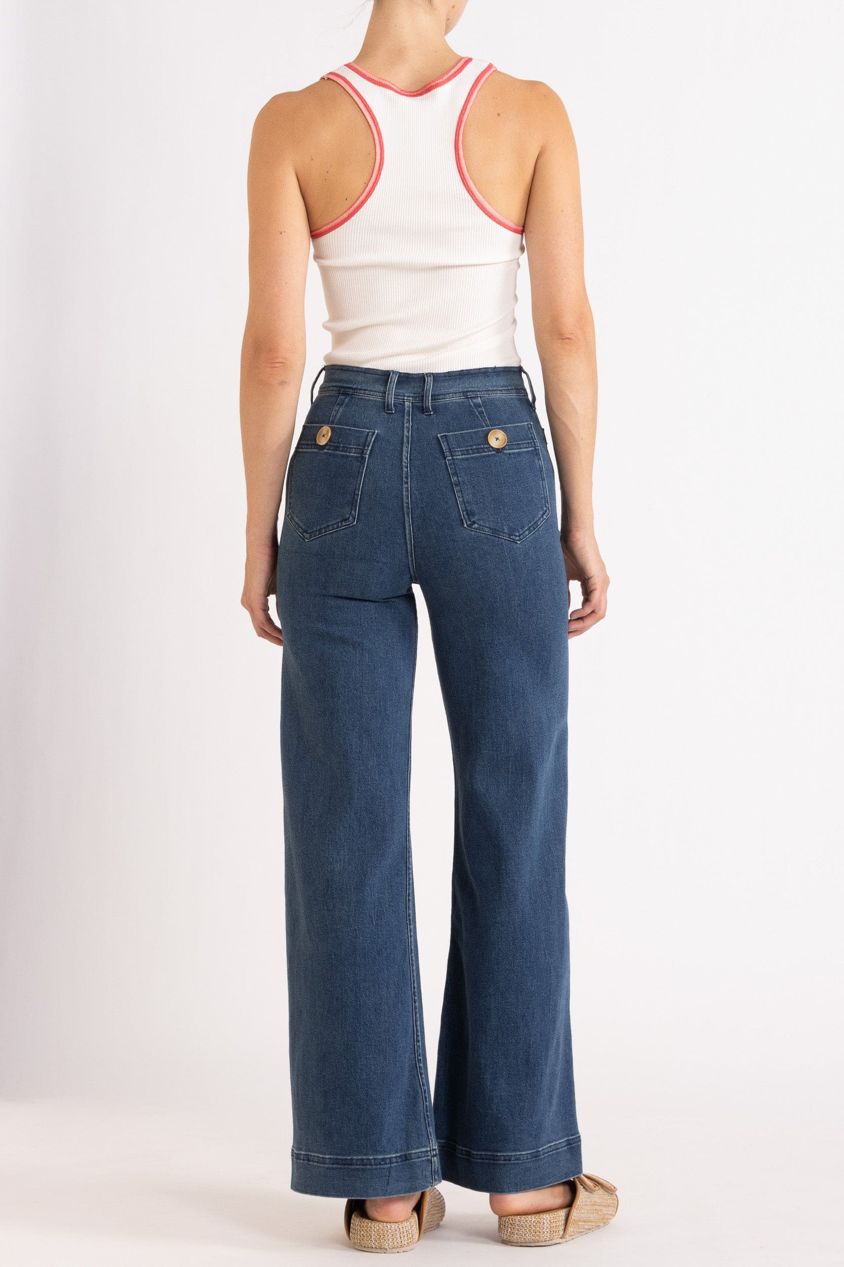 Carli Ribbed Silk-Cotton Singlet