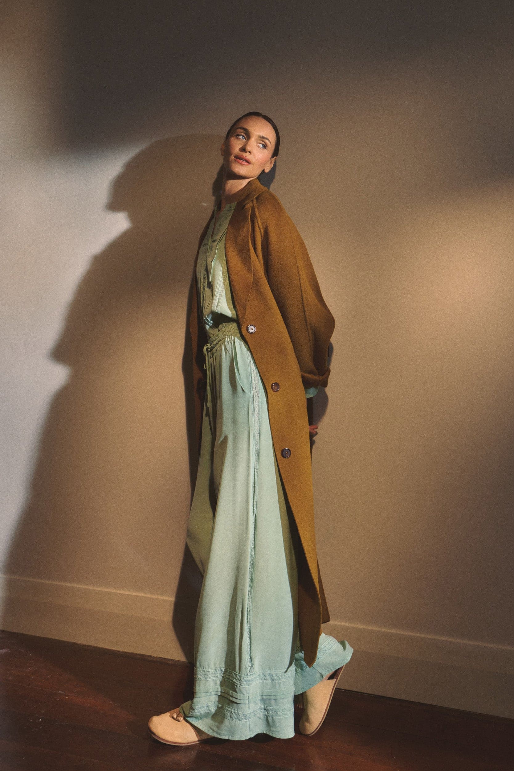 Albrey Silk Crepe Pant