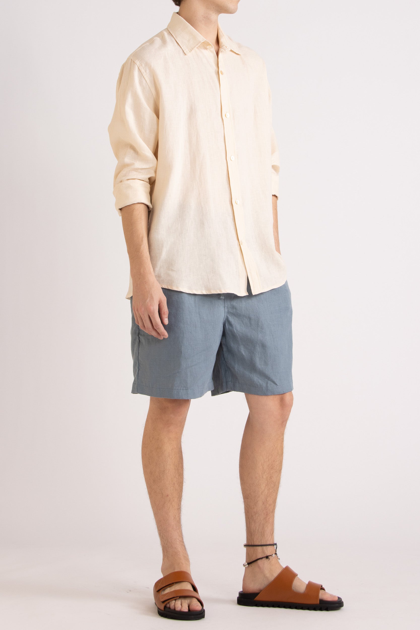 Toby Linen Drawstring Short