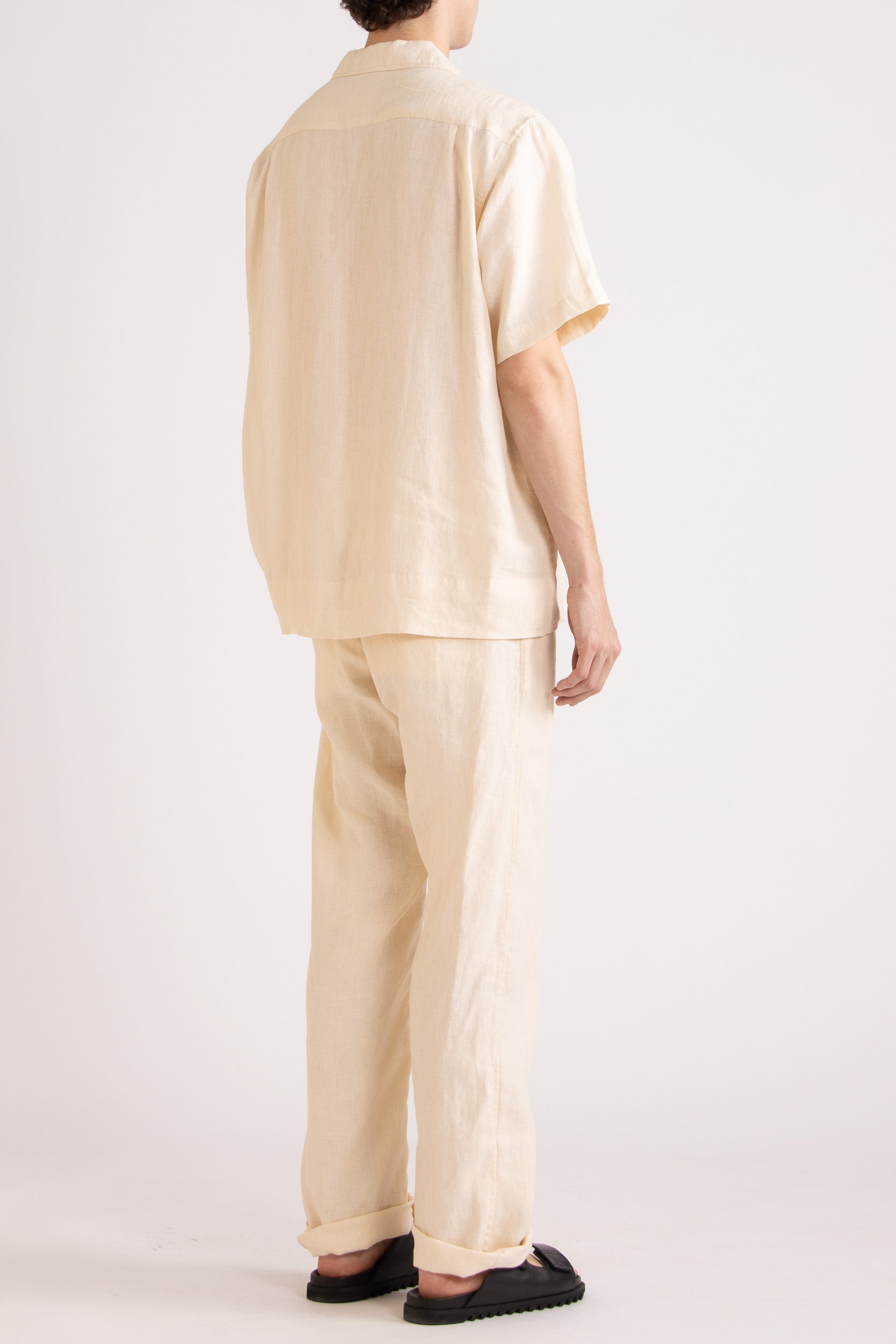 Toby Linen Drawstring Pant