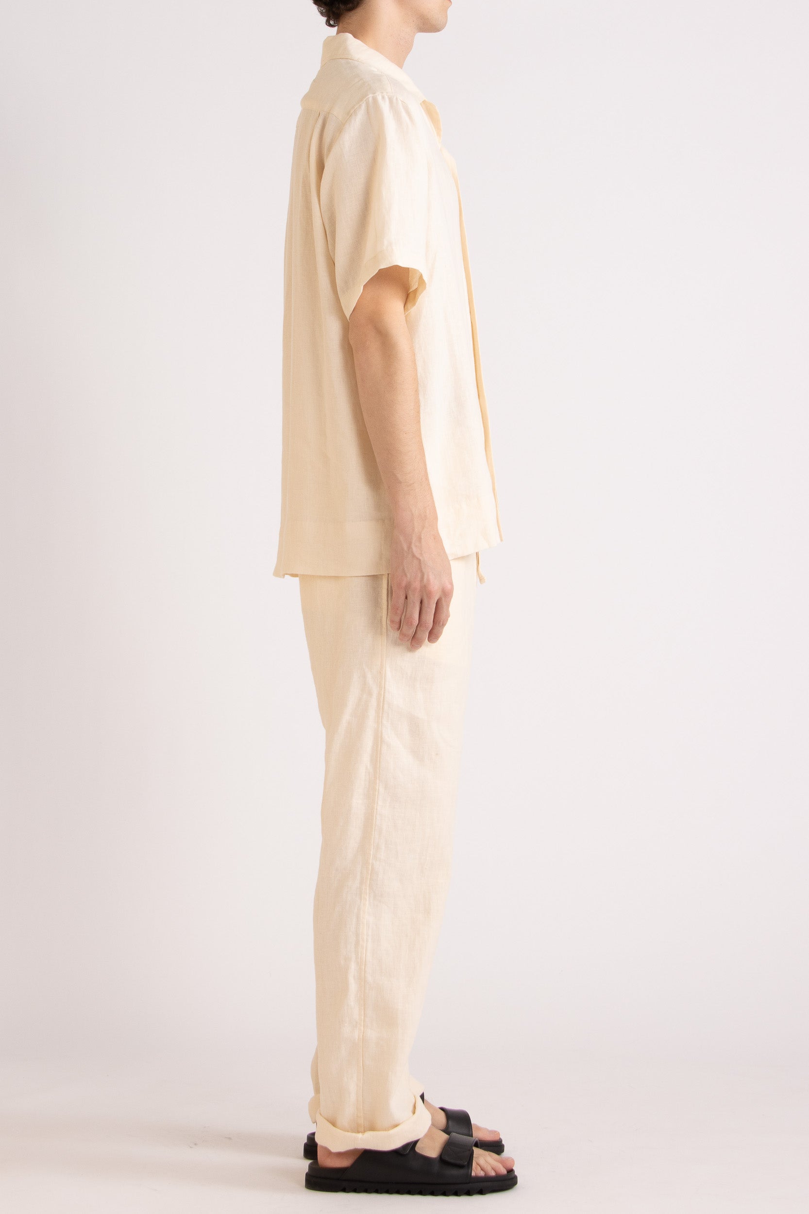 Toby Linen Drawstring Pant
