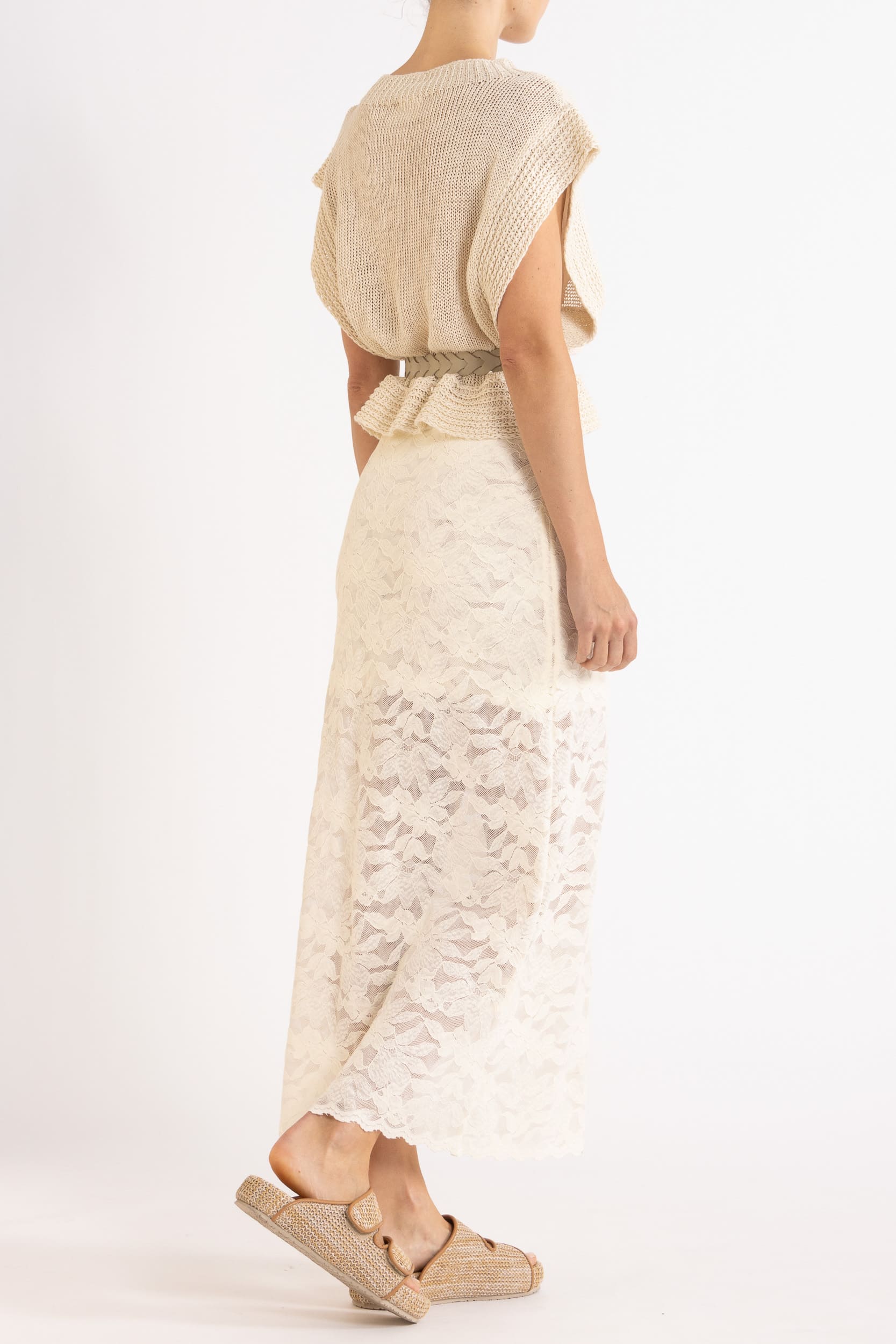 Lara Woven Leather Belt