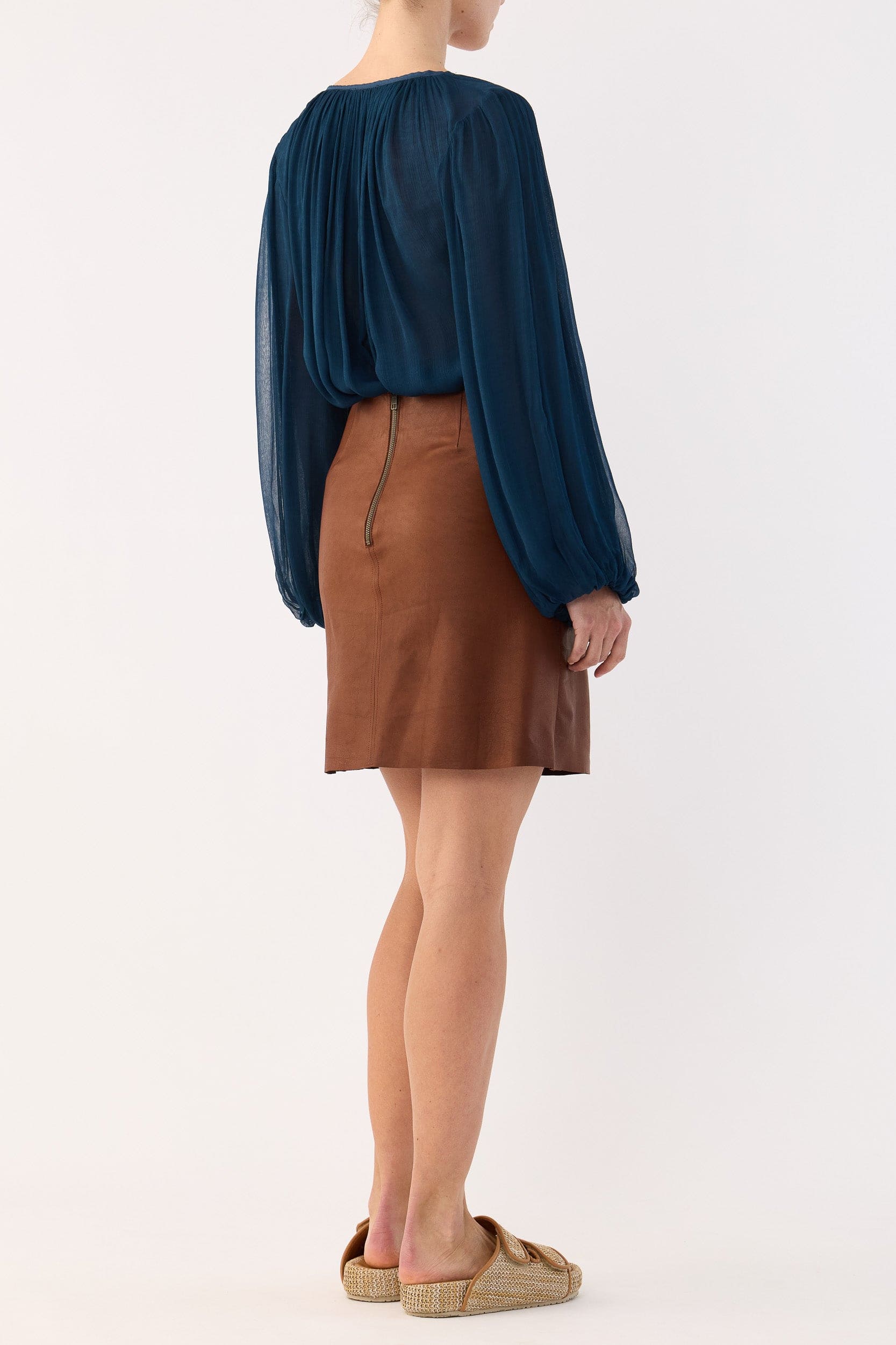 Frankie Leather Skirt