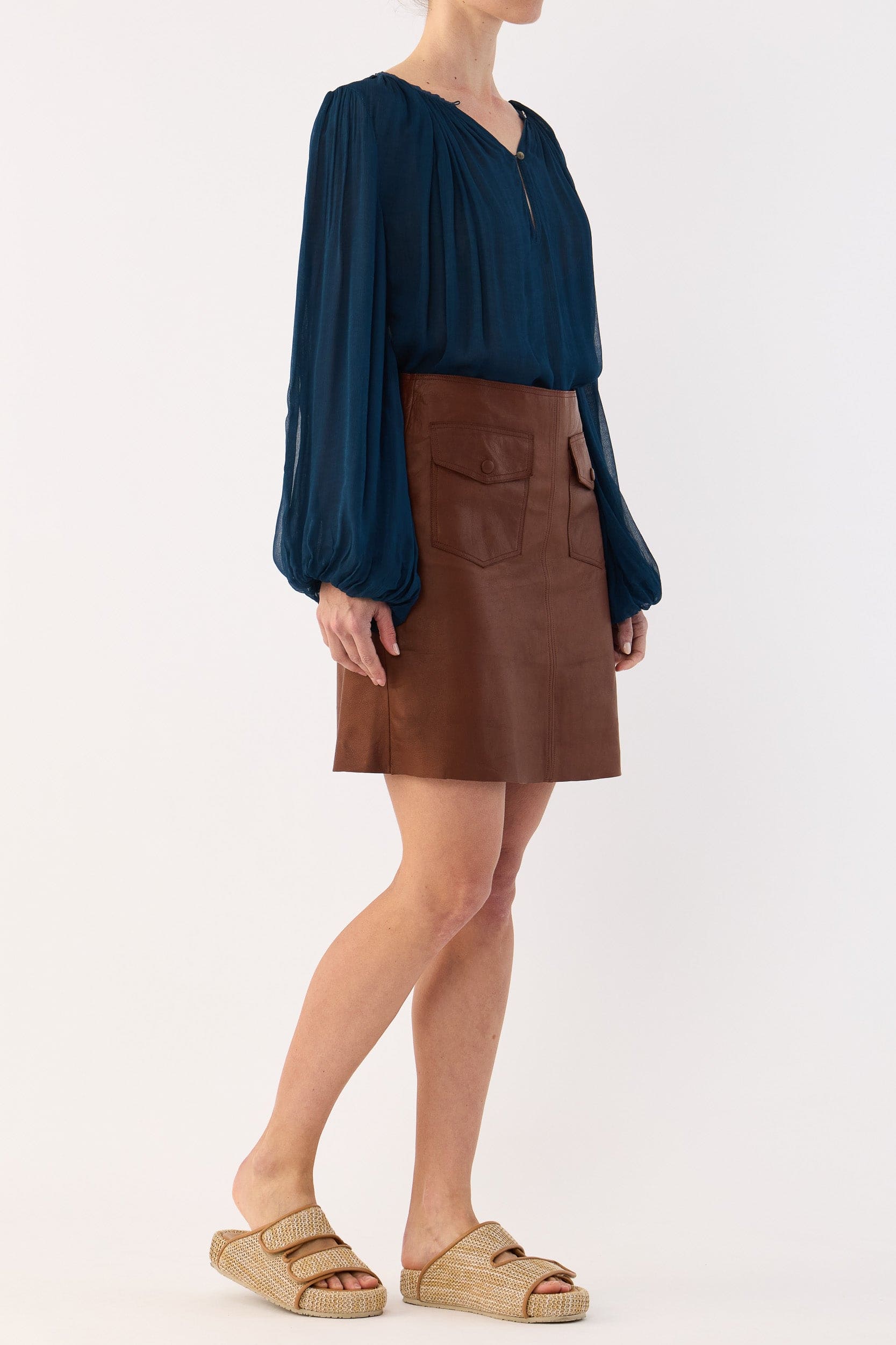 Frankie Leather Skirt