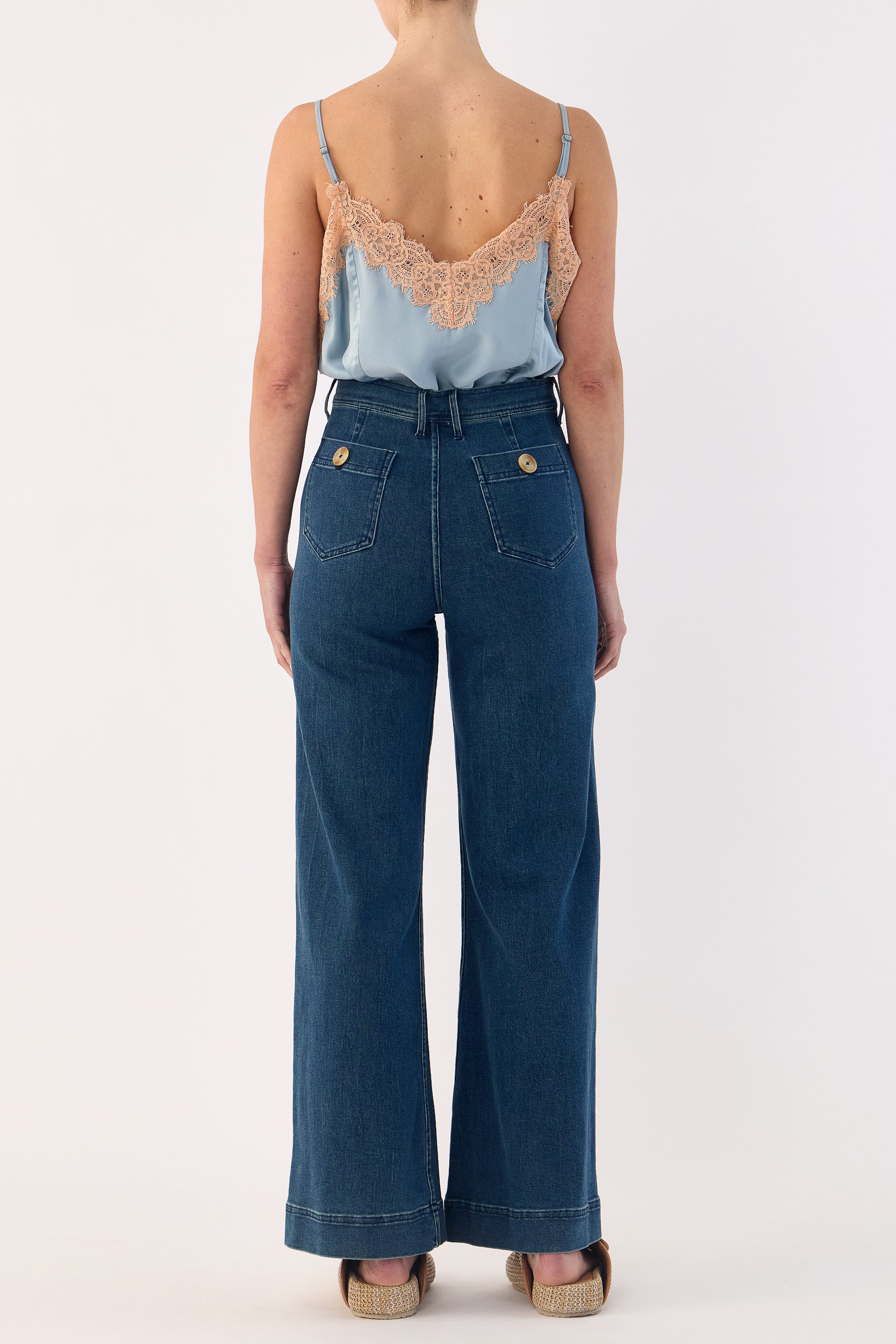 Brodie Silk & Lace Cami