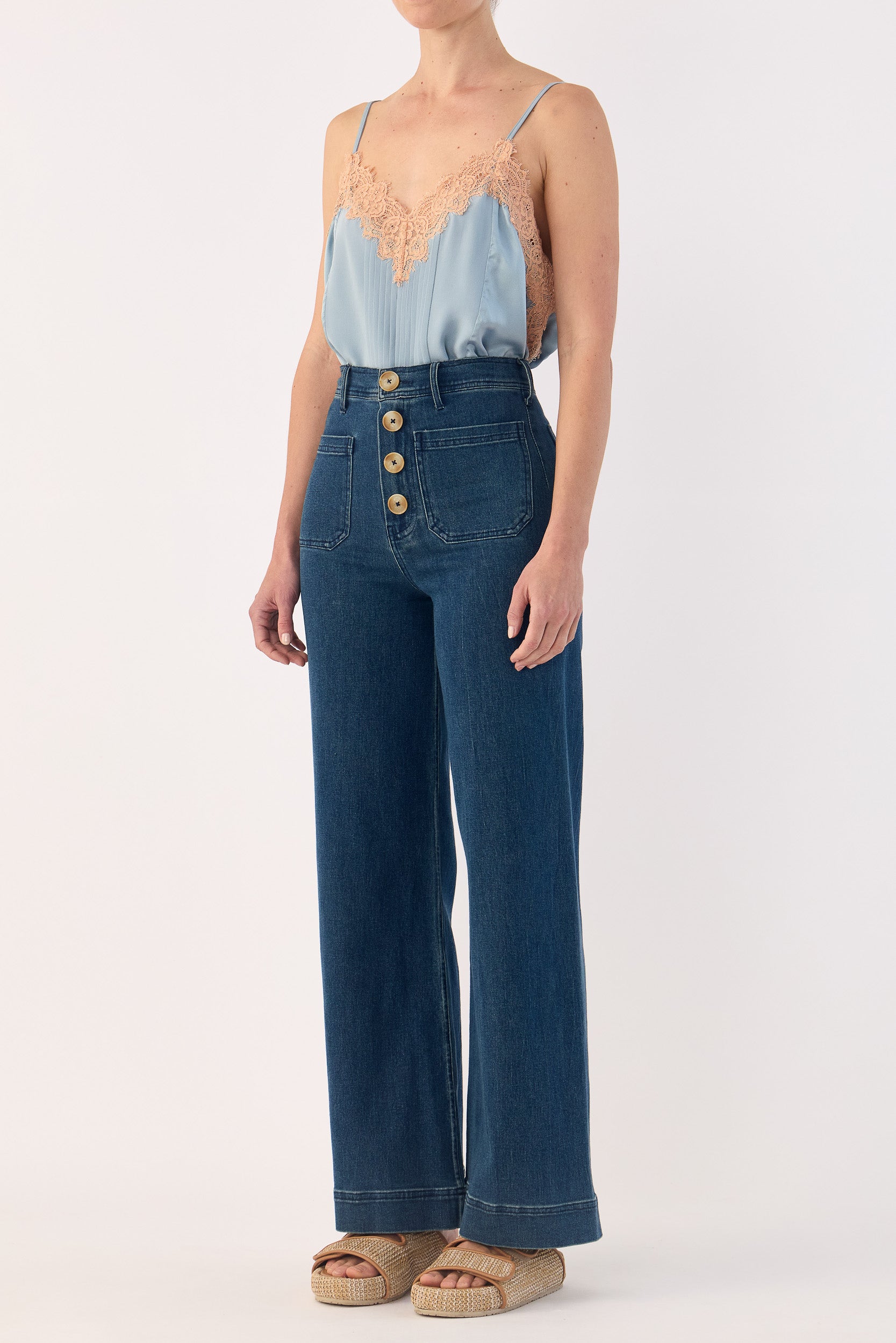 Brodie Silk & Lace Cami