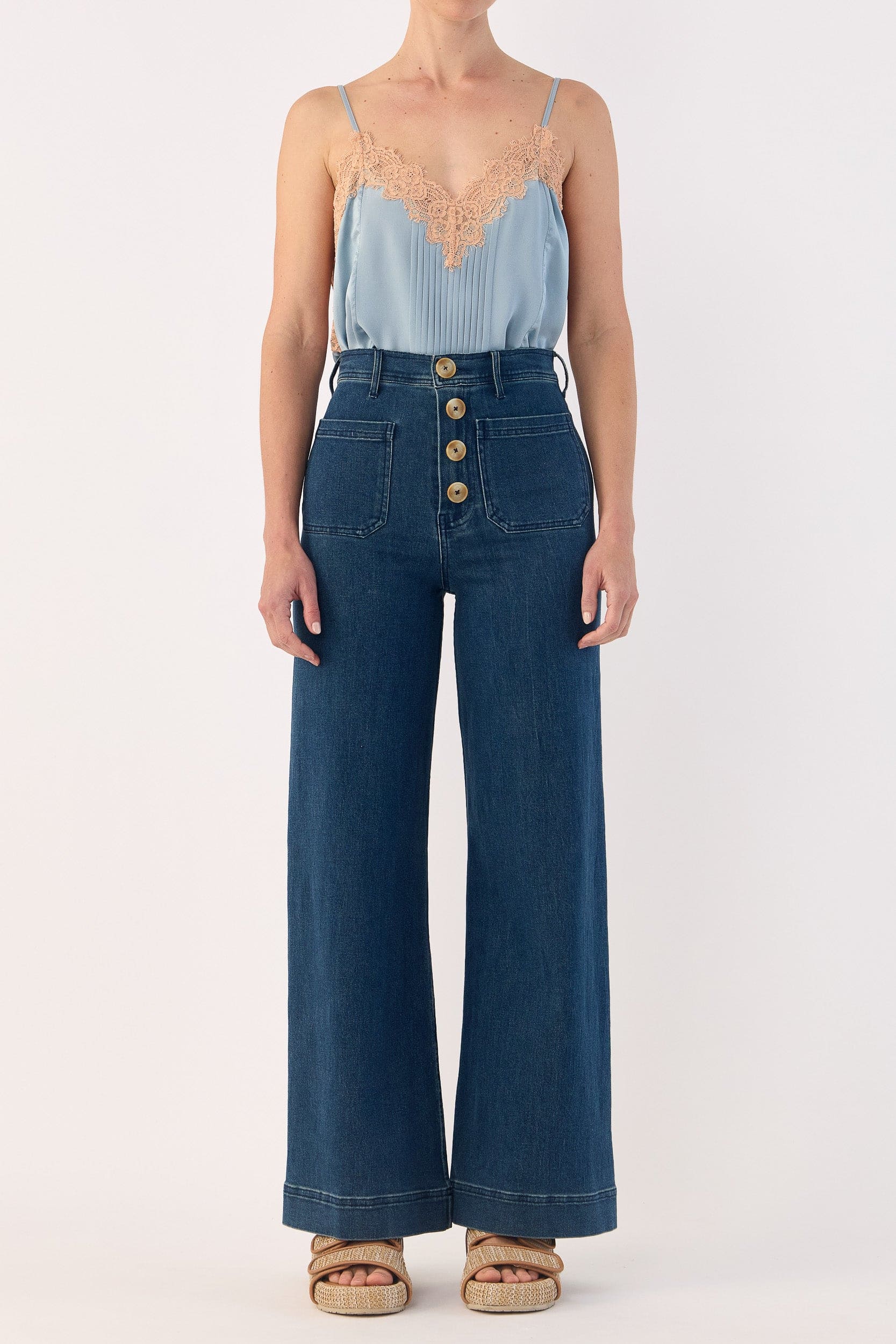 Brodie Silk & Lace Cami