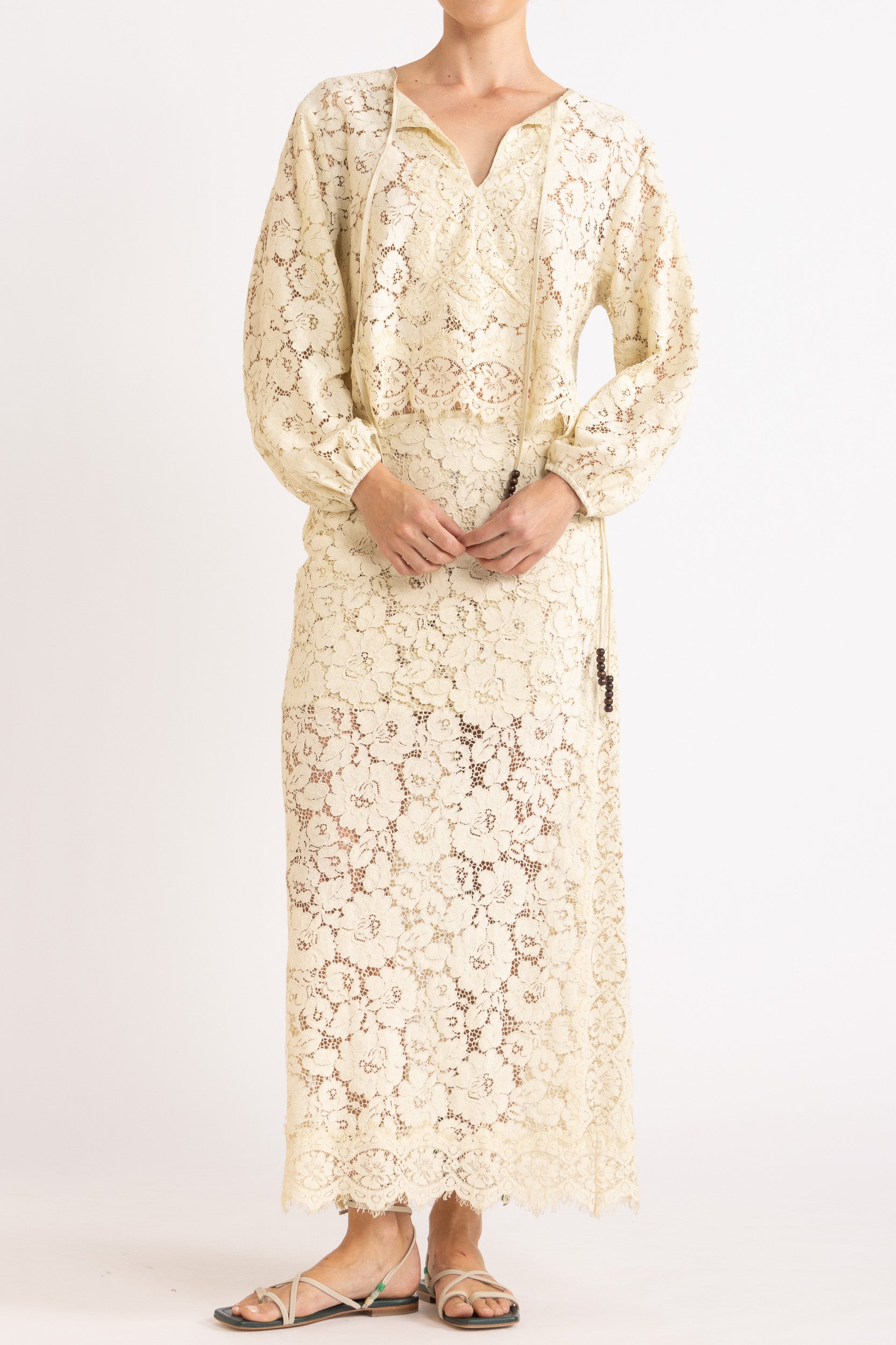 Tilly Lace Long Sleeve Top