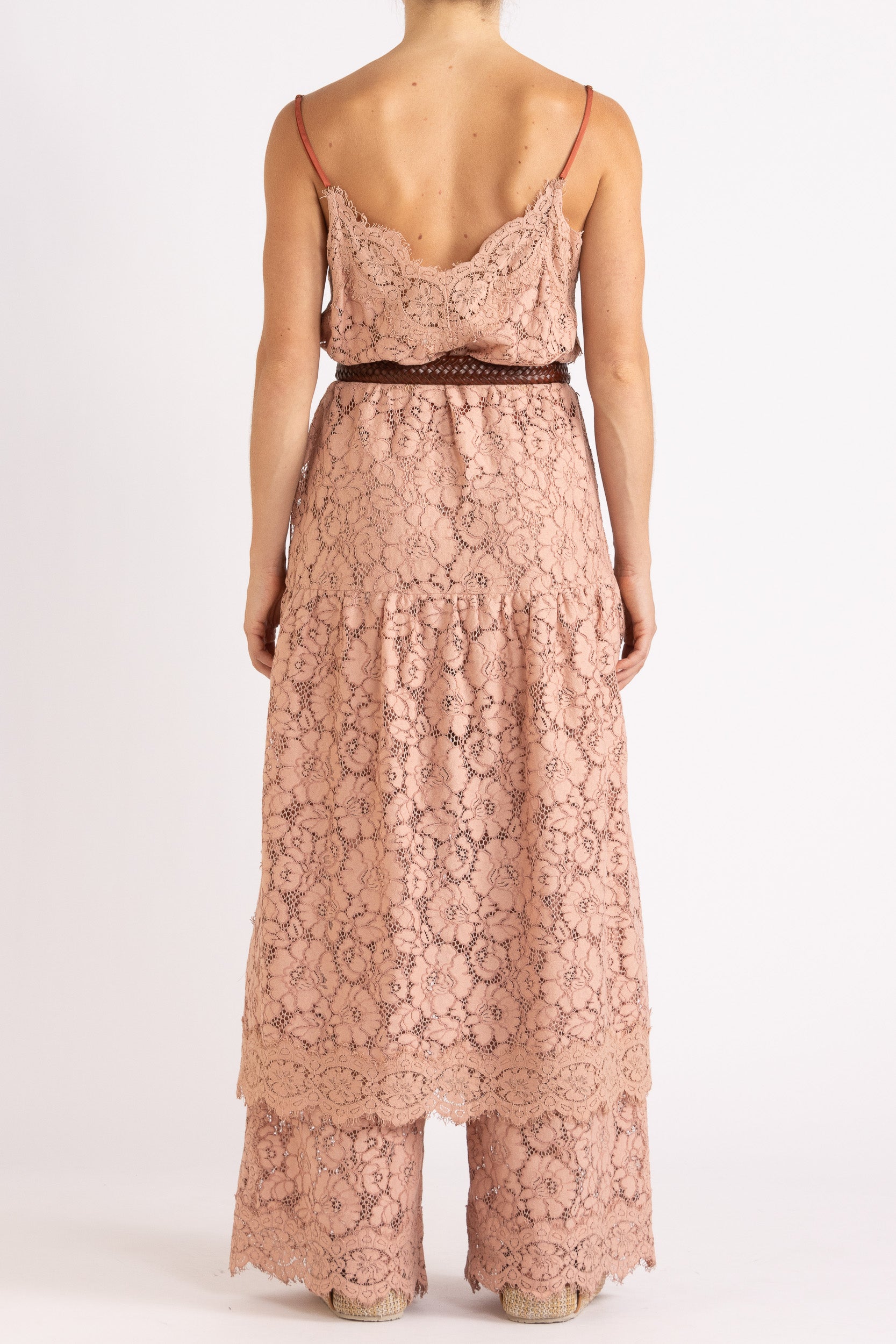 Tilly V Neck Lace Dress