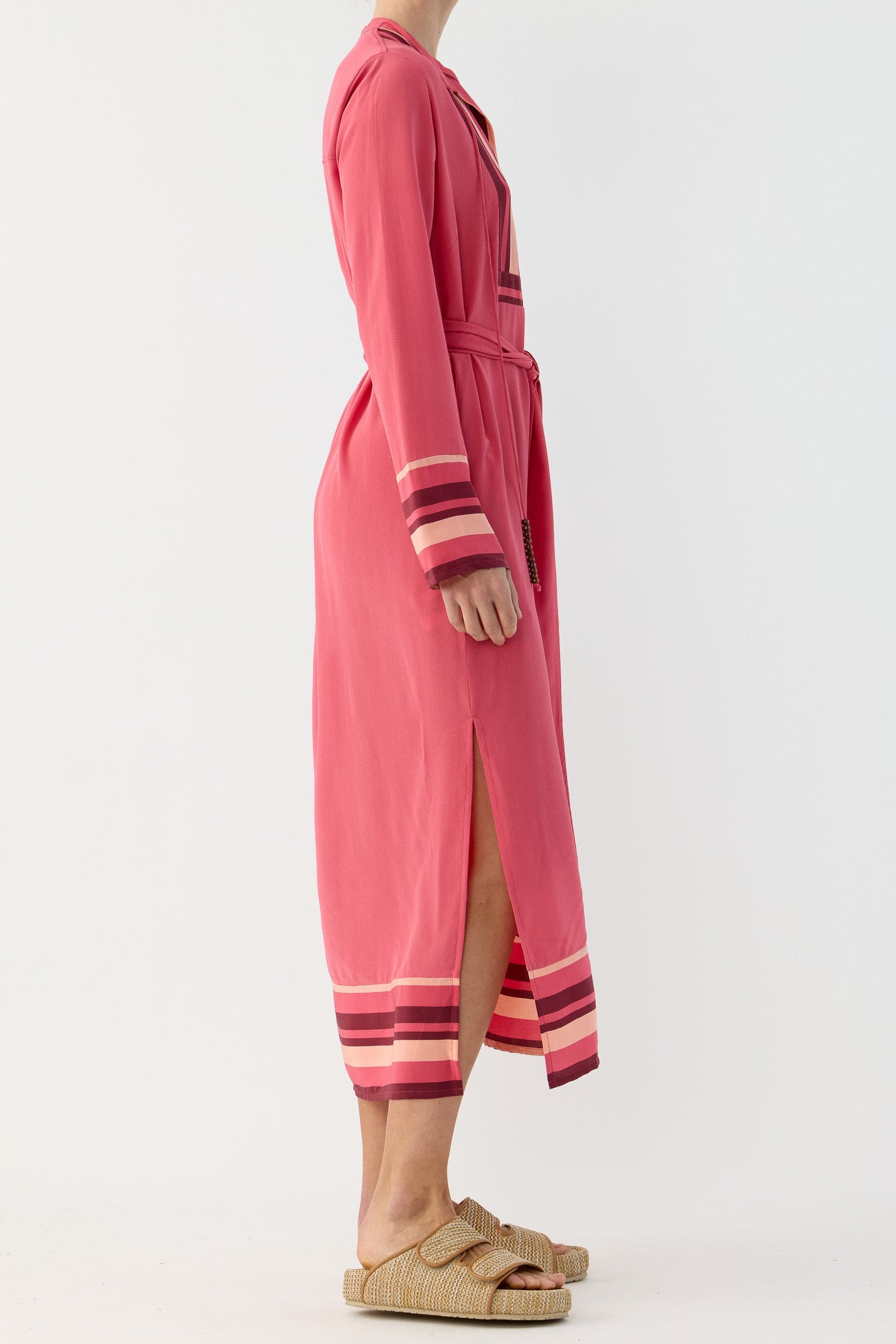 Lilia Silk Crepe de Chine Tunic Dress