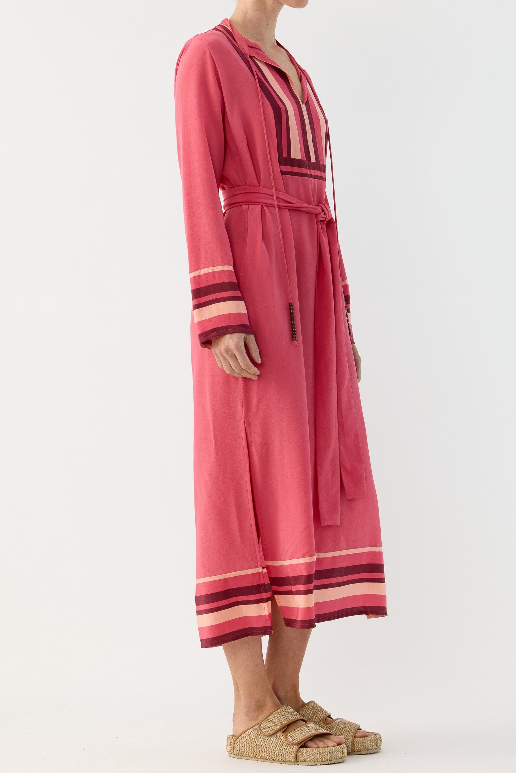 Lilia Silk Crepe de Chine Tunic Dress