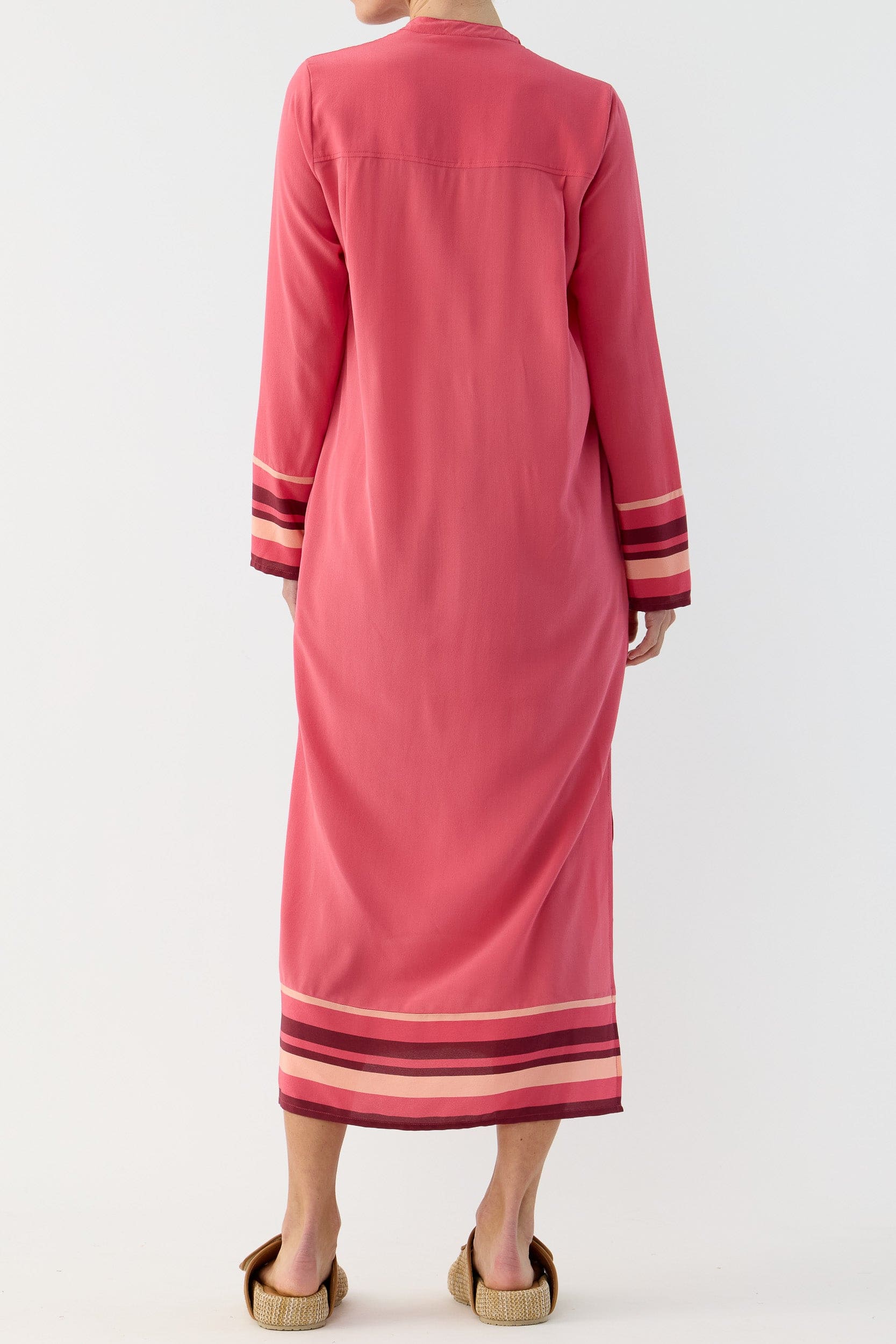 Lilia Silk Crepe de Chine Tunic Dress