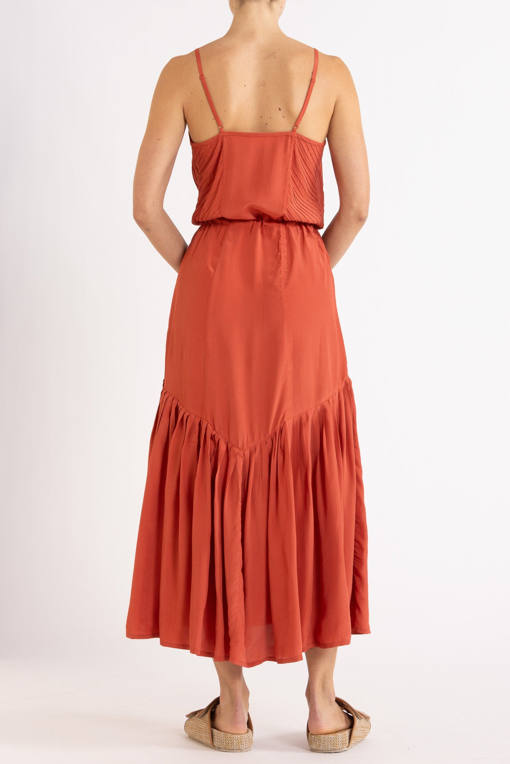 Elsie Embroidered Cami Dress